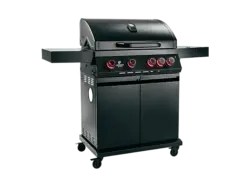 LANDMANN 19348 Cool Black 4.1 Classic Gasgriller, Schwarz (17,6 kW)