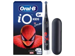 Oral-B IO Kids 6+ Spiderman Kinderzahnb&uuml;rste mit Reiseetui Rot