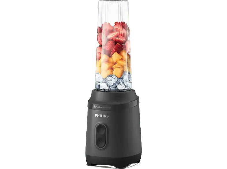 Philips HR2670/00 Opal Series Standmixer (Schwarz, 350 Watt, 0.6 l effektives Volumen (max. 0.8 l) )