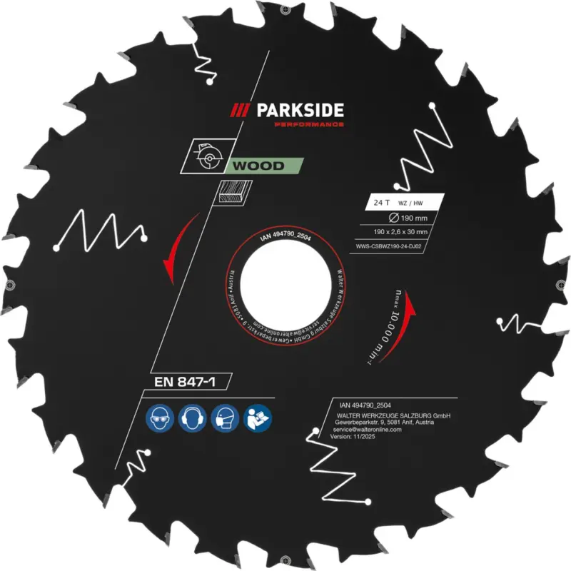 PARKSIDE&reg;PERFORMANCE Диск за ръчен циркуляр различни видове
