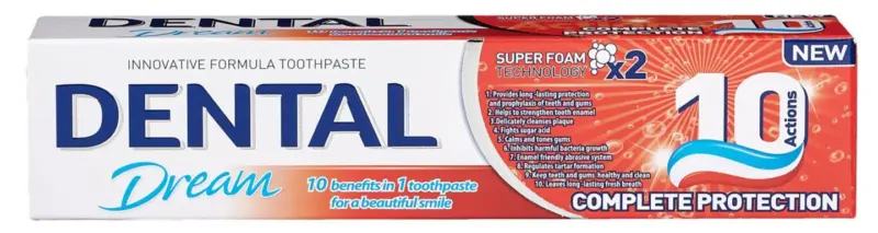Dental Dream Паста за зъби различни видове