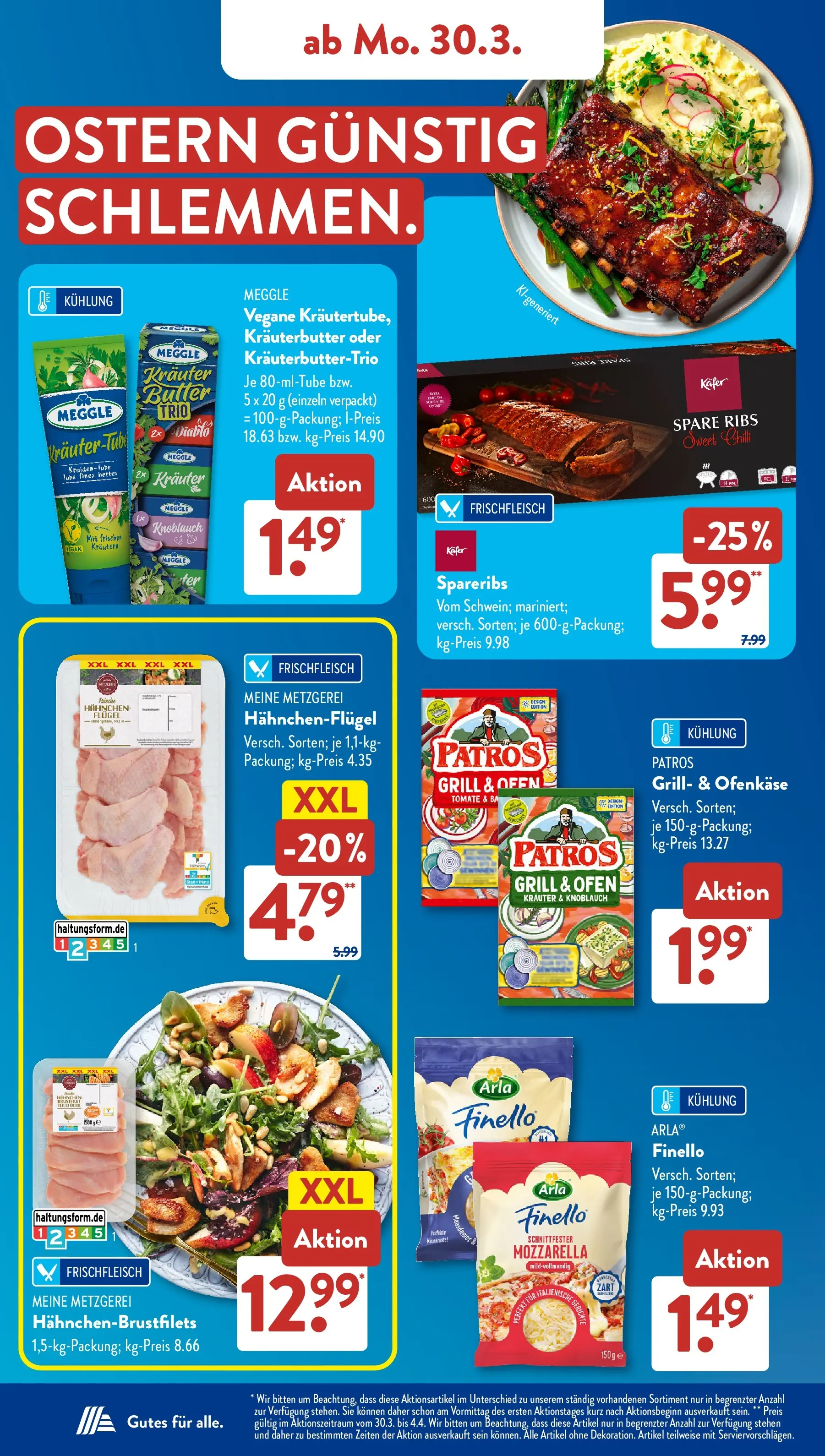 Aldi Süd - Aldi Süd: Wochenangebote (ab 29.03.2026) zum Blättern | Seite: 12 | Produkte: Ofen, Grill, Mozzarella, Kräuterbutter