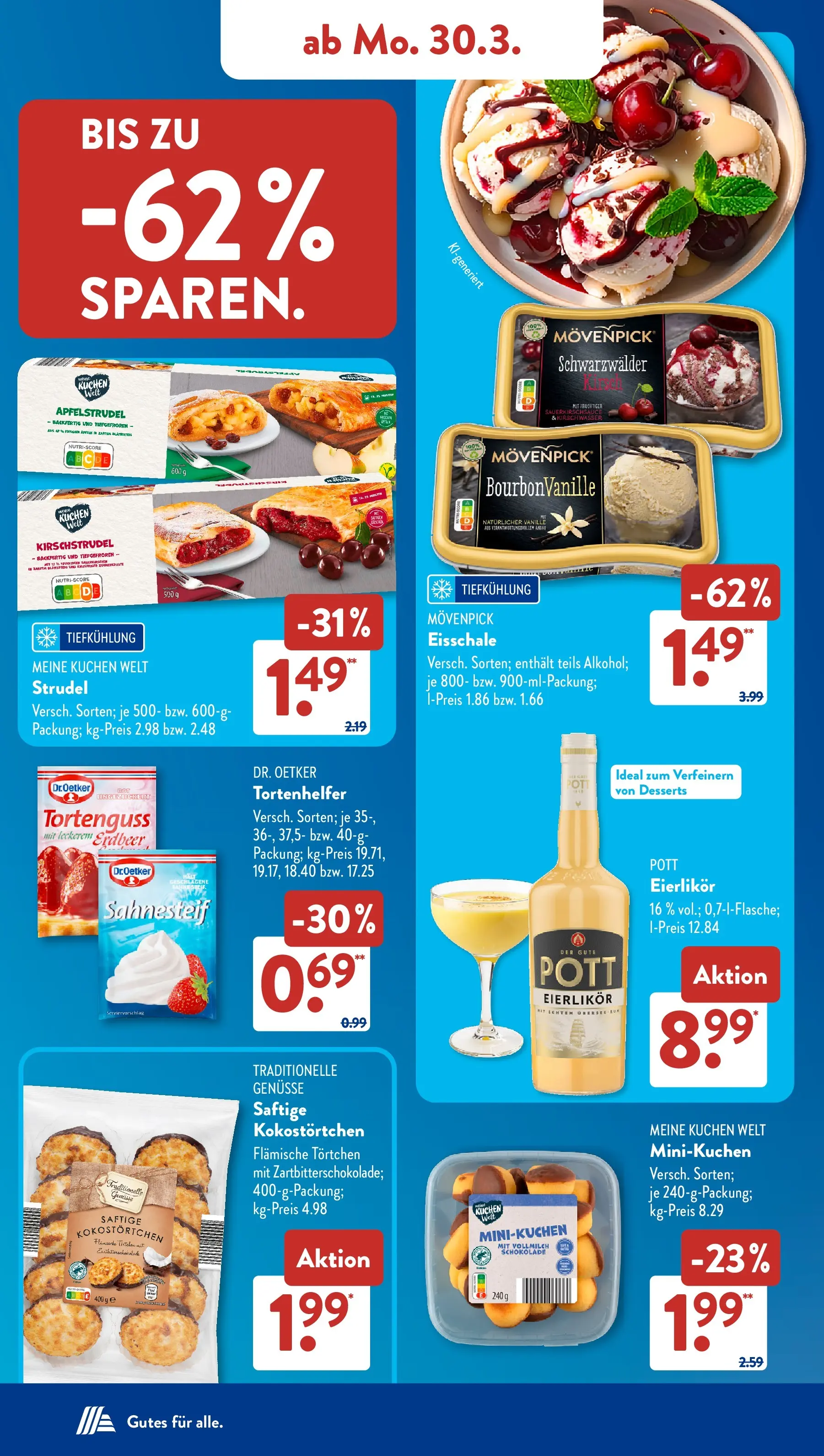 Aldi Süd - Aldi Süd: Wochenangebote (ab 29.03.2026) zum Blättern | Seite: 16 | Produkte: Milch, Bourbon, Kuchen