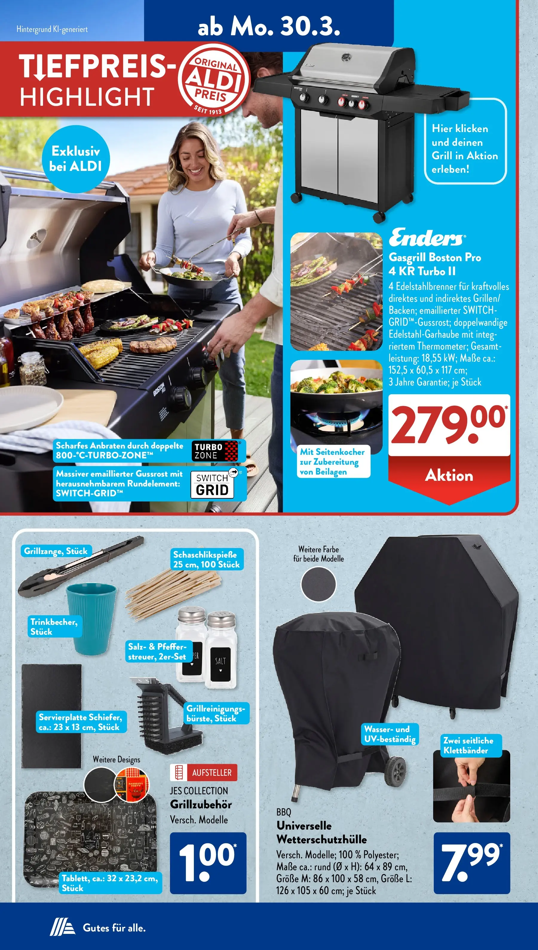 Aldi Süd - Aldi Süd: Wochenangebote (ab 29.03.2026) zum Blättern | Seite: 22 | Produkte: Grill, Wasser, Salz, Pfeffer