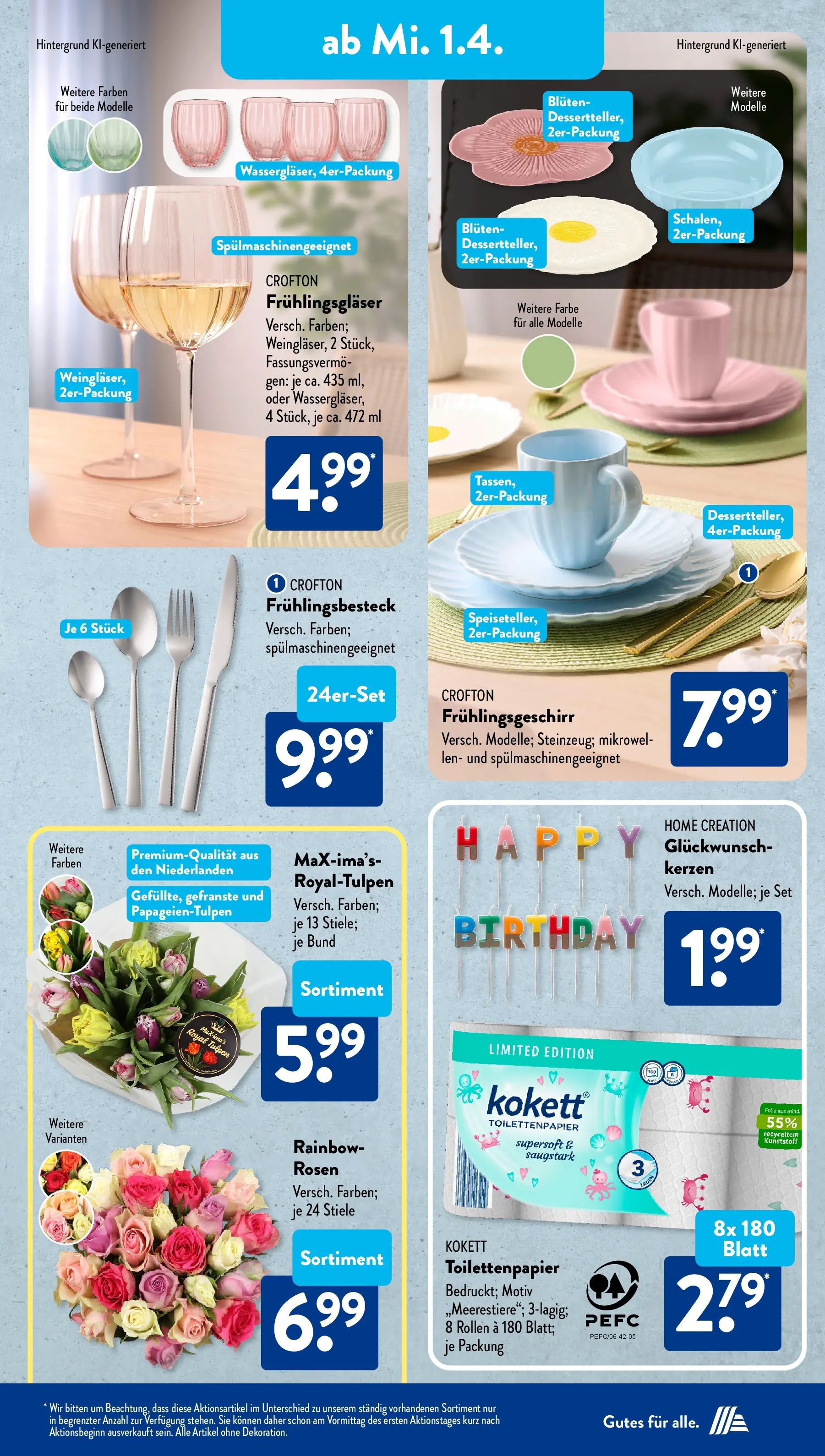 Aldi Süd - Aldi Süd: Wochenangebote (ab 29.03.2026) zum Blättern | Seite: 31 | Produkte: Home creation, Toilettenpapier