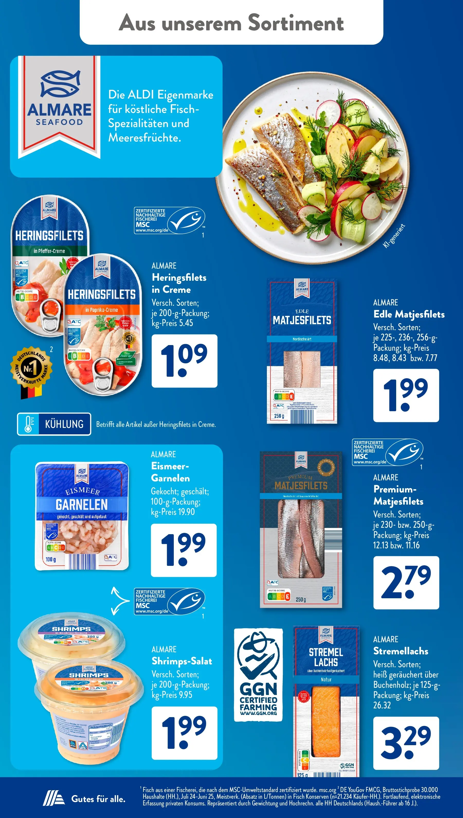 Aldi Süd - Aldi Süd: Wochenangebote (ab 29.03.2026) zum Blättern | Seite: 37 | Produkte: Garnelen, Creme, Fisch, Lachs