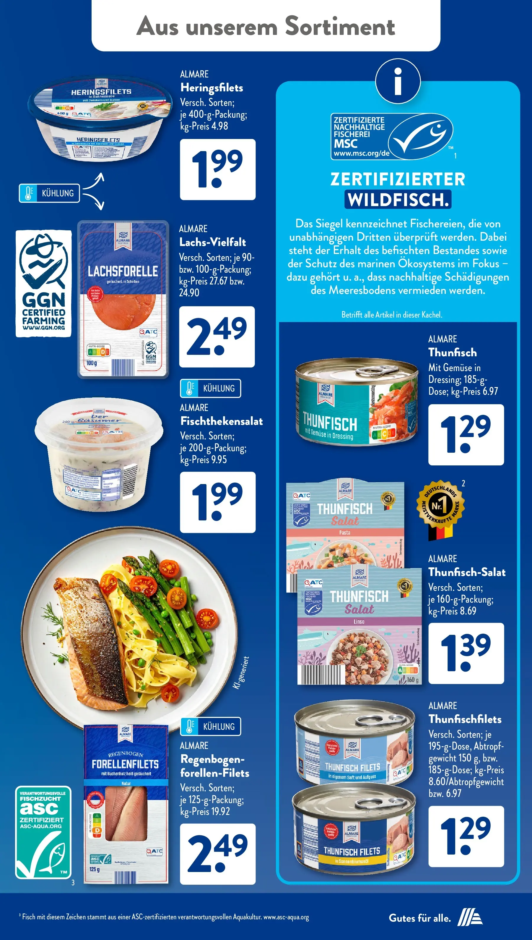 Aldi Süd - Aldi Süd: Wochenangebote (ab 29.03.2026) zum Blättern | Seite: 38 | Produkte: Dressing, Fisch, Pasta, Saft