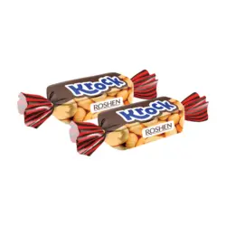 Konfekt mit Erdn&uuml;ssen (34%) und Karamell (38%) &uuml;berzogen mit kakaohaltiger Fettglasur (25%) /Lose