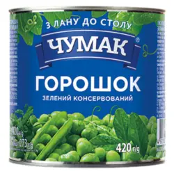 Chumak - Gem&uuml;seerbsen, sterilisiert