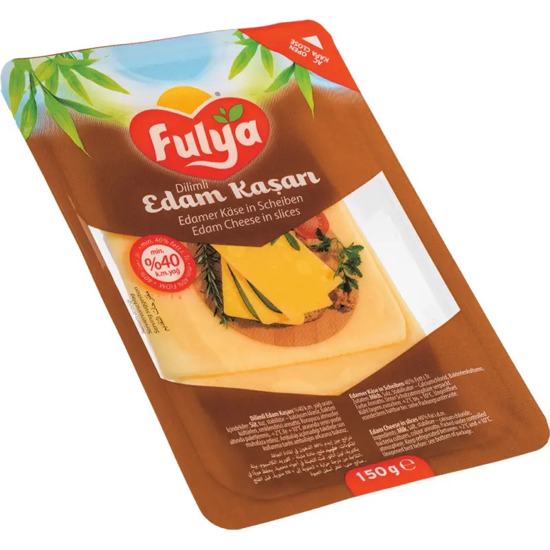 Fulya - Edamer K&auml;se in Scheiben 40% Fett i. Tr.