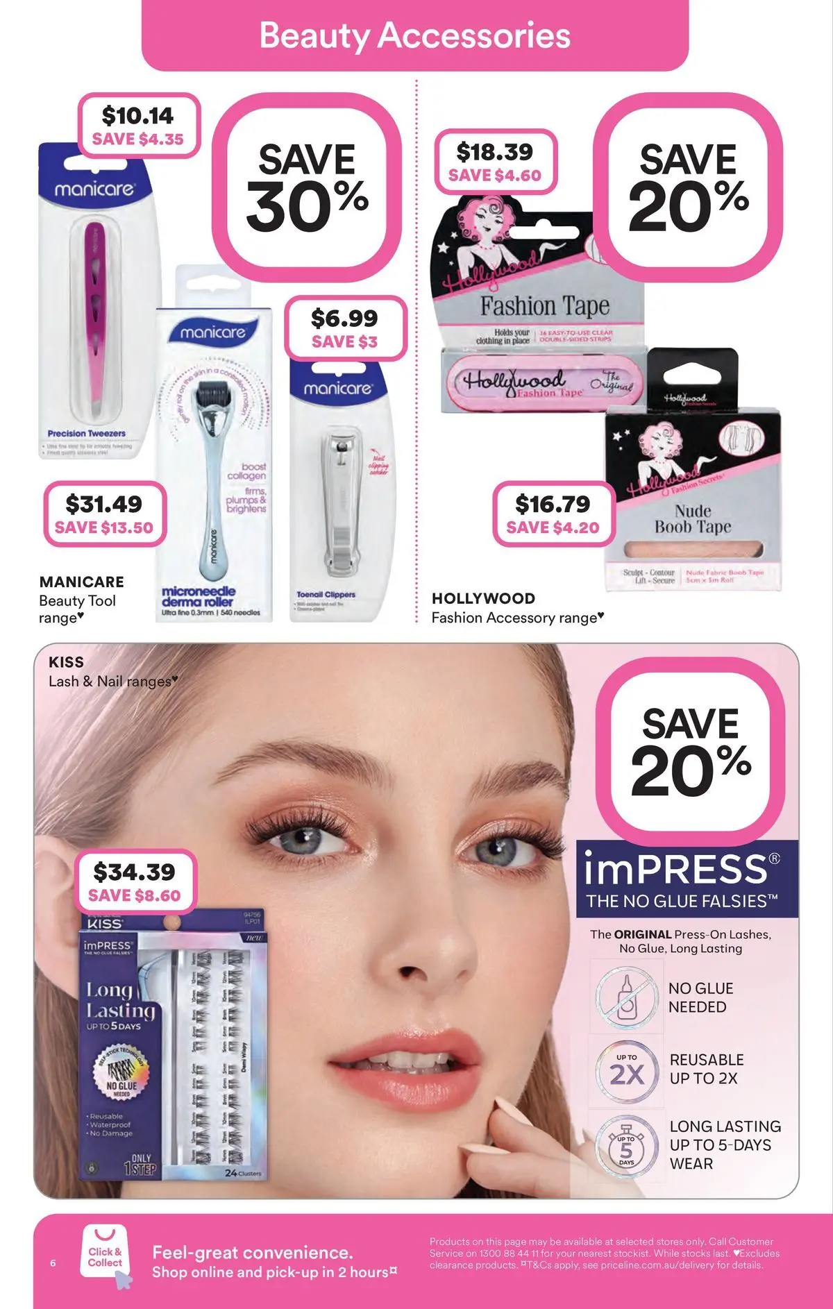 Priceline Pharmacy catalogue Narre Warren - 26/03/2026 > weekly / monthly specials | Page: 6 | Products: Accessories, Contour, Collagen, Tweezers