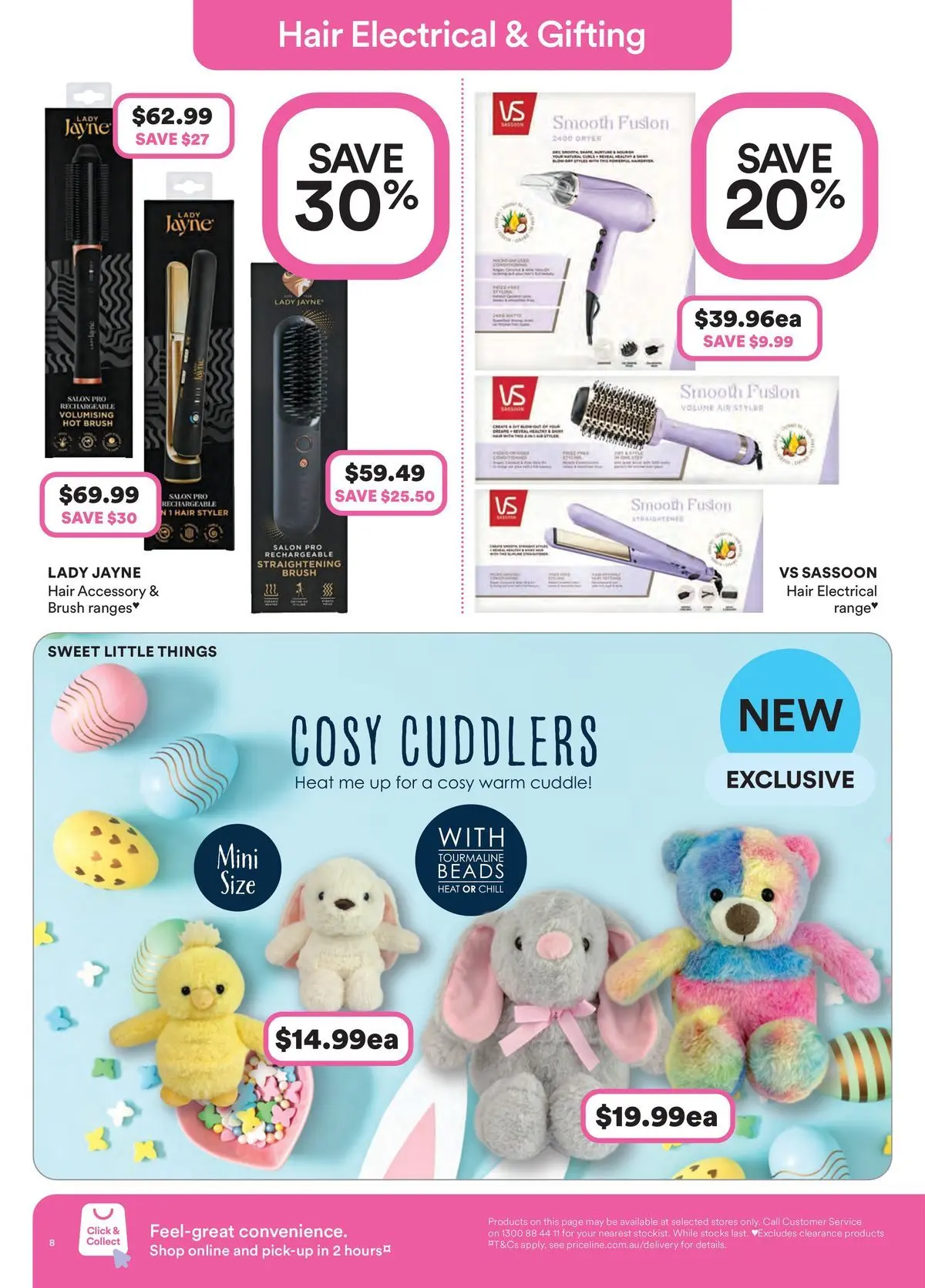 Priceline Pharmacy catalogue Narre Warren - 26/03/2026 > weekly / monthly specials | Page: 8 | Products: Brush, Hair styler