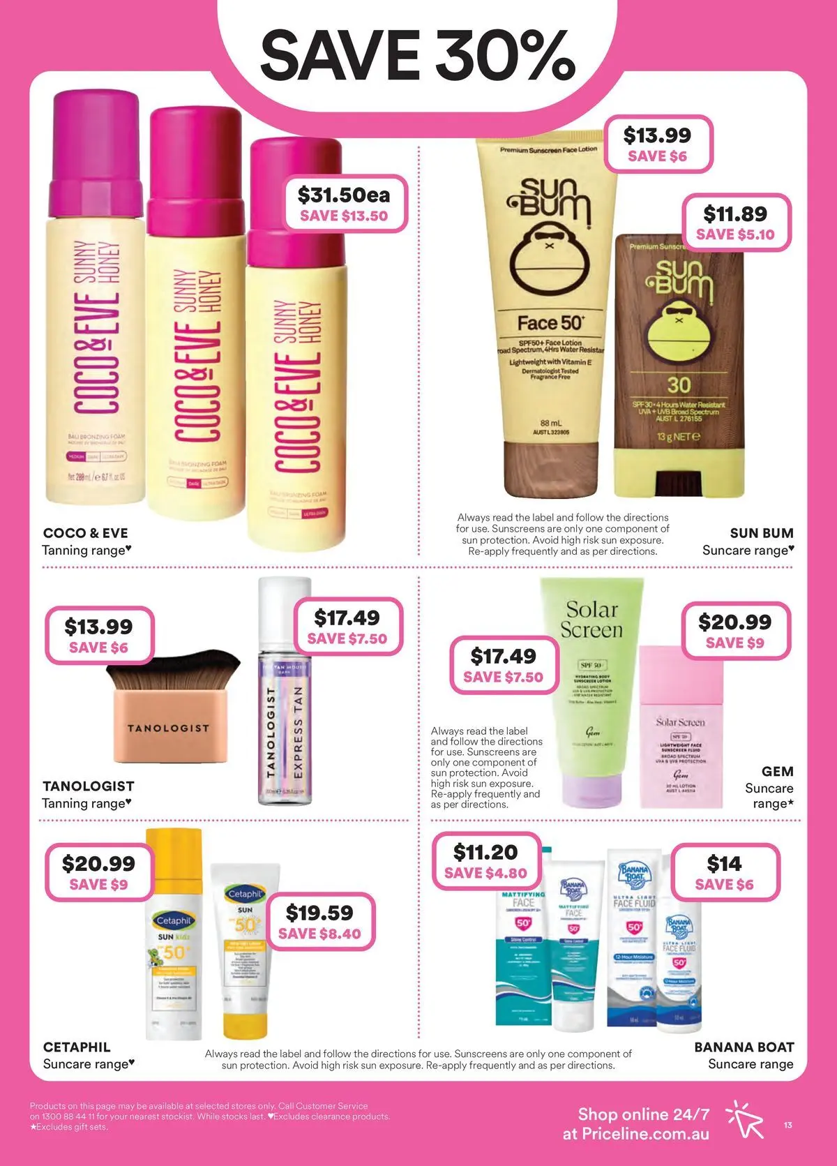 Priceline Pharmacy catalogue Narre Warren - 26/03/2026 > weekly / monthly specials | Page: 13 | Products: Fragrance, Honey, Water, Vitamin