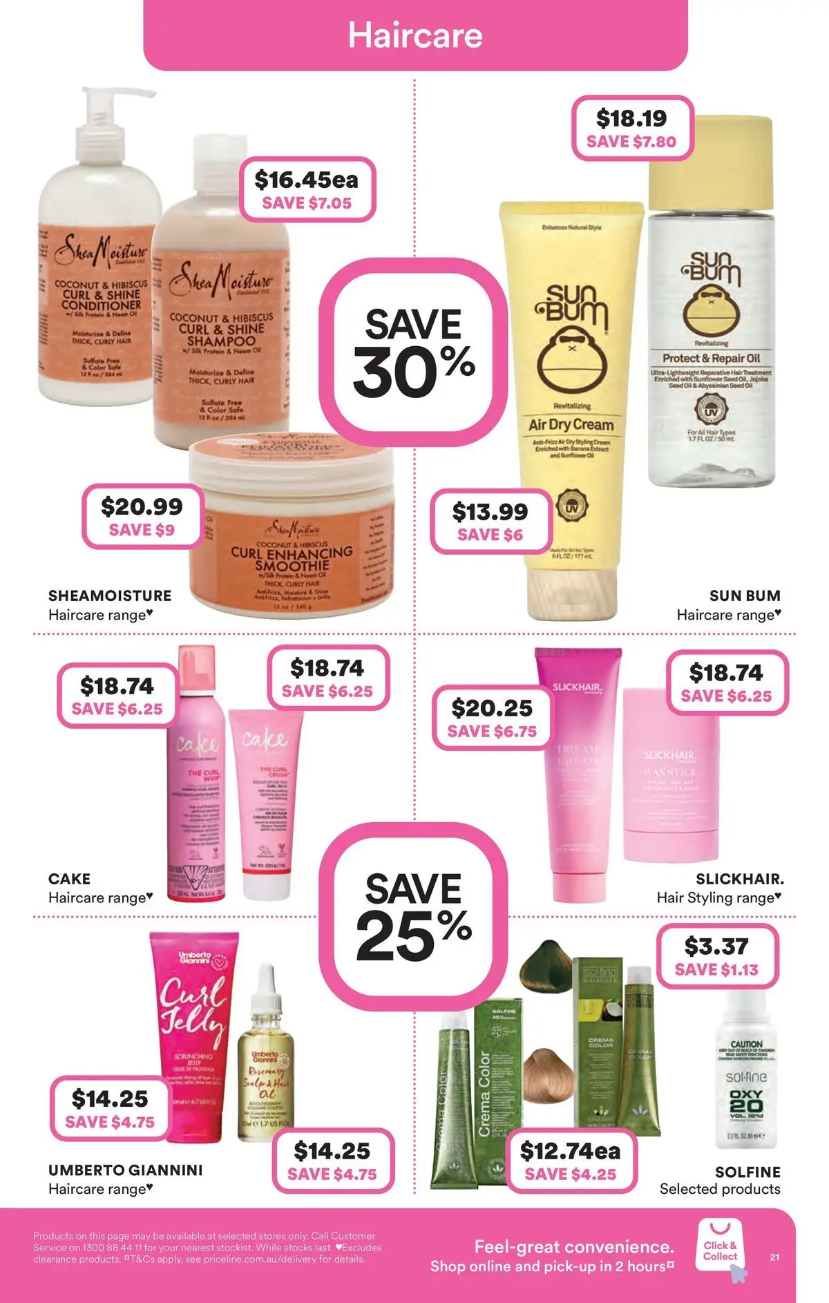 Priceline Pharmacy catalogue Narre Warren - 26/03/2026 > weekly / monthly specials | Page: 21 | Products: Shampoo, Conditioner, Oil, Cream