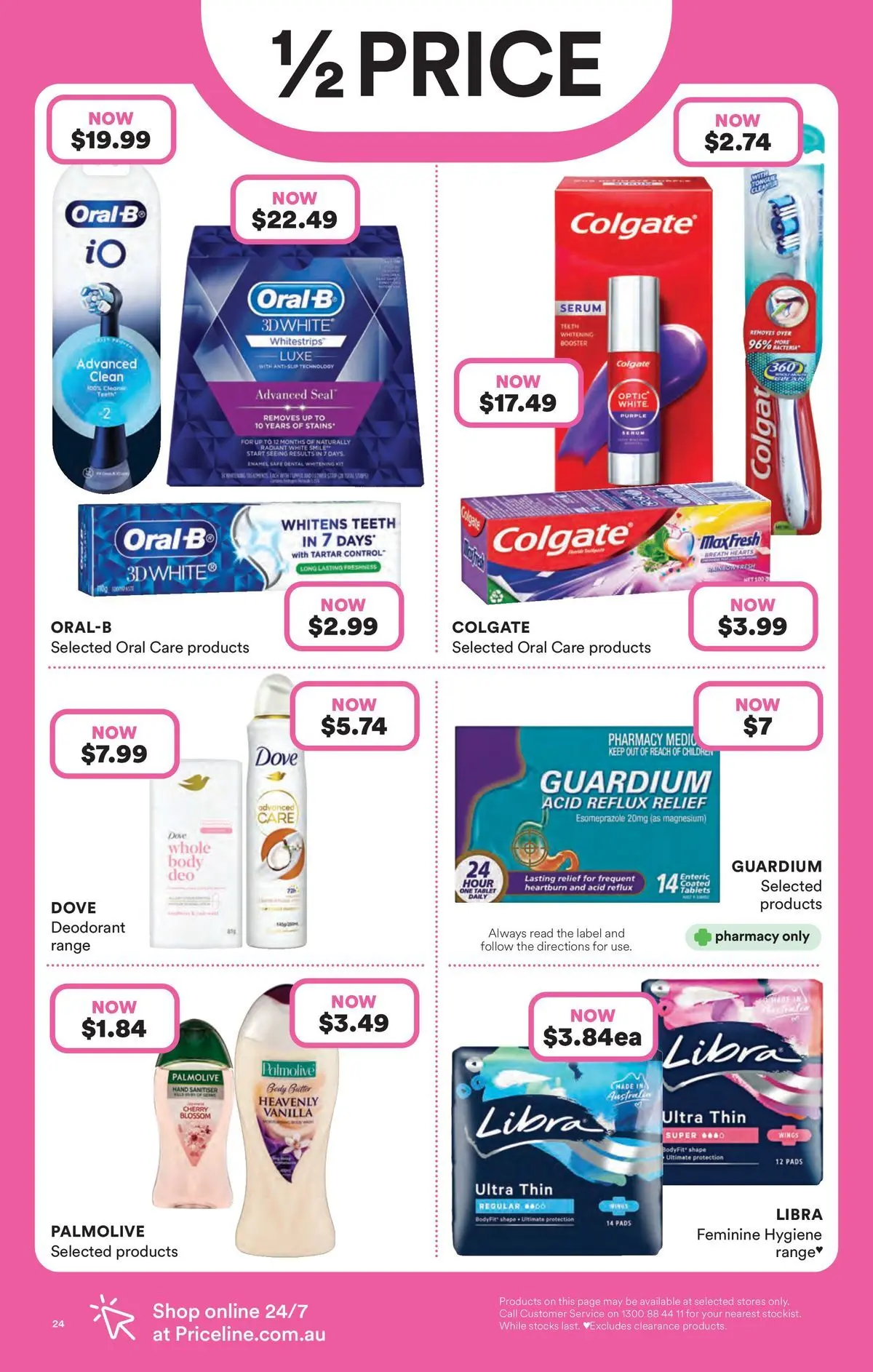 Priceline Pharmacy catalogue Narre Warren - 26/03/2026 > weekly / monthly specials | Page: 24 | Products: Butter, Deodorant, Tablet, Hand sanitiser