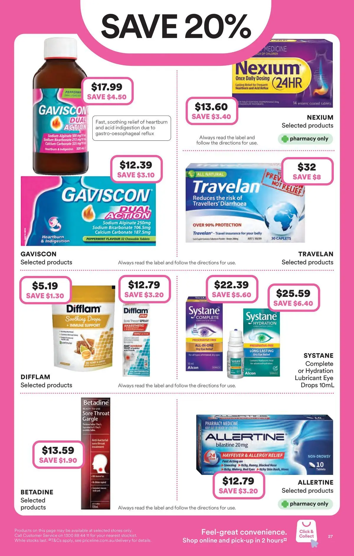 Priceline Pharmacy catalogue Narre Warren - 26/03/2026 > weekly / monthly specials | Page: 27 | Products: Watermelon, Lubricant, Tablets, Allergy