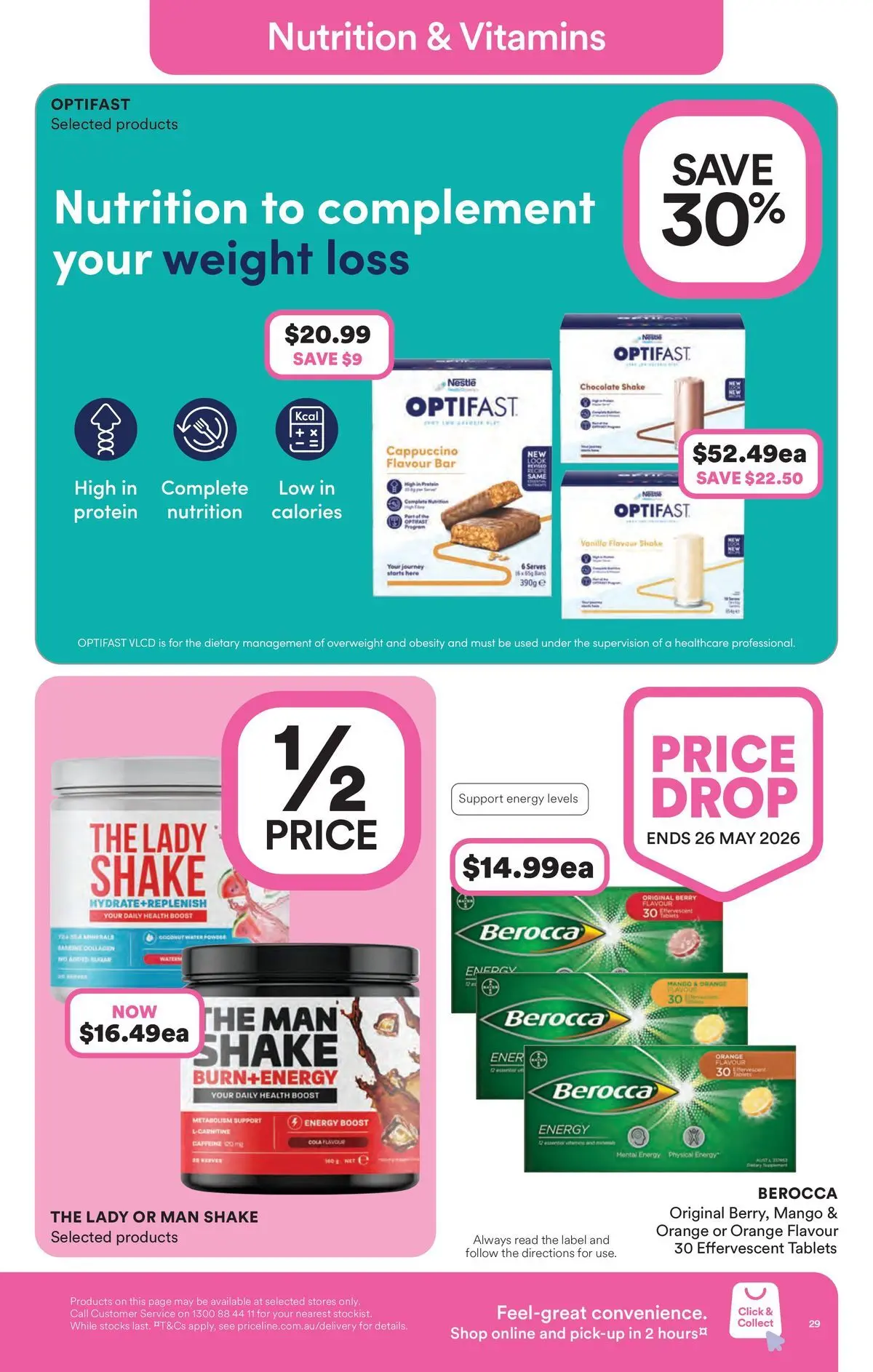 Priceline Pharmacy catalogue Narre Warren - 26/03/2026 > weekly / monthly specials | Page: 29 | Products: Mango, Weight loss, Weight, Tablets