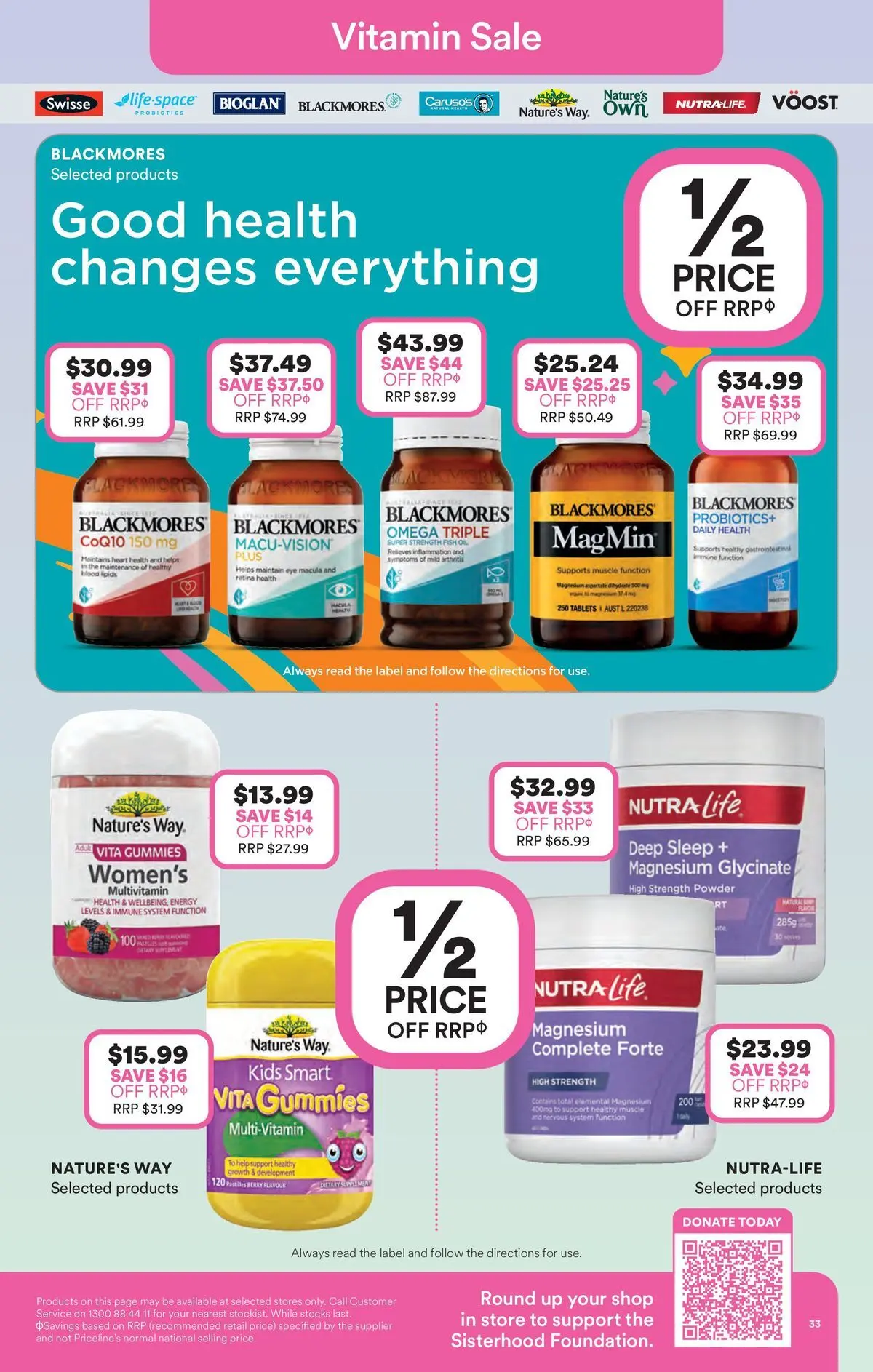 Priceline Pharmacy catalogue Narre Warren - 26/03/2026 > weekly / monthly specials | Page: 33 | Products: Oil, Fish, Fish oil, Multivitamin