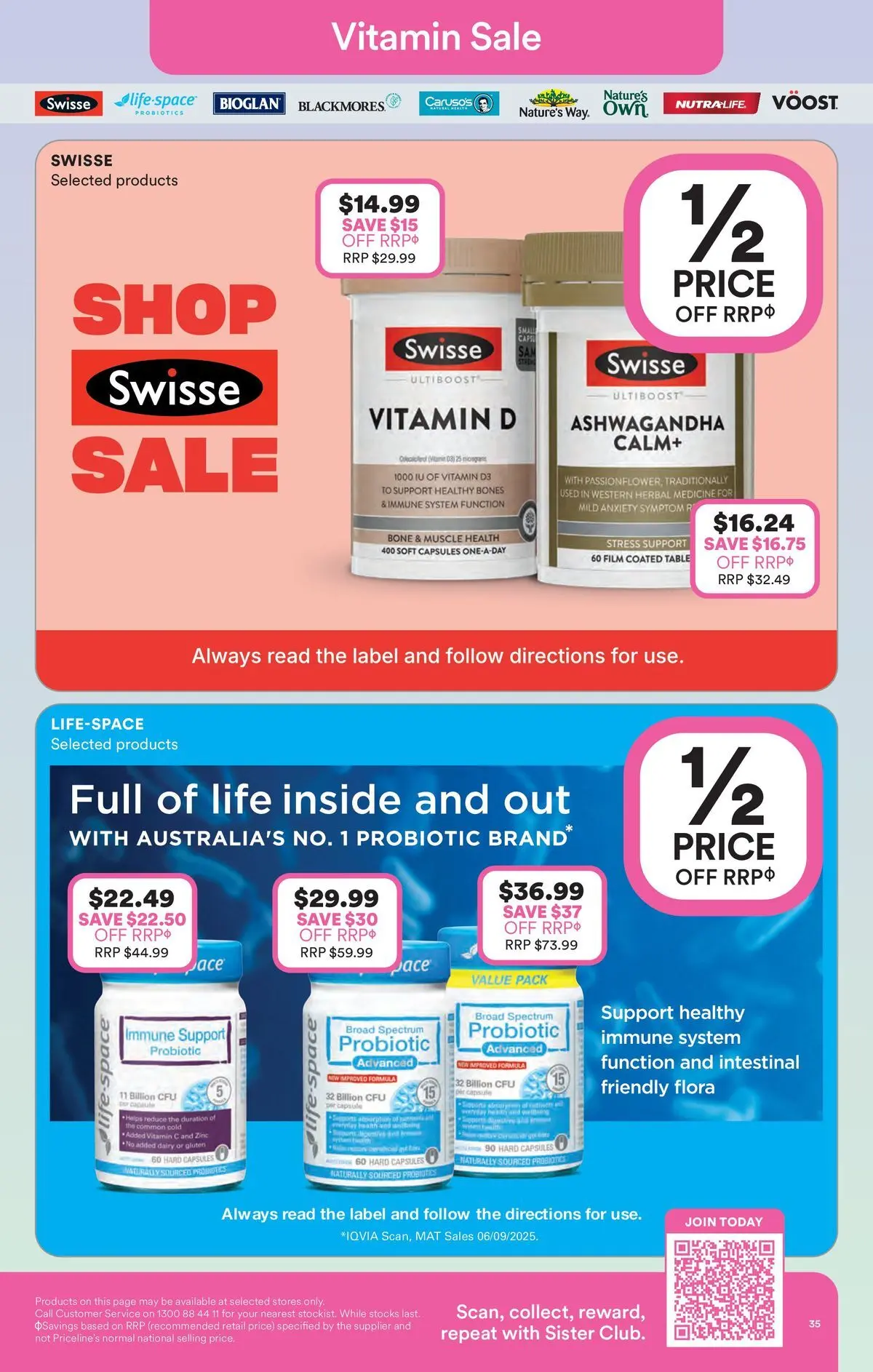 Priceline Pharmacy catalogue Narre Warren - 26/03/2026 > weekly / monthly specials | Page: 35 | Products: Table, Herbal, Vitamin, Zinc