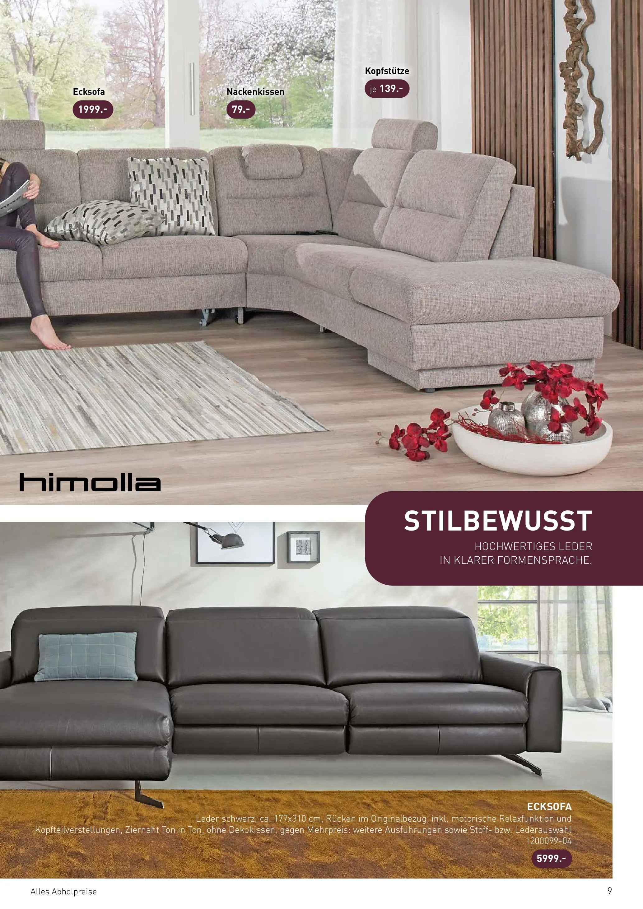 Möbel Martin Wohnfühlen neu entdecken (ab 07.04.2026) zum Blättern | Seite: 9 | Produkte: Ecksofa