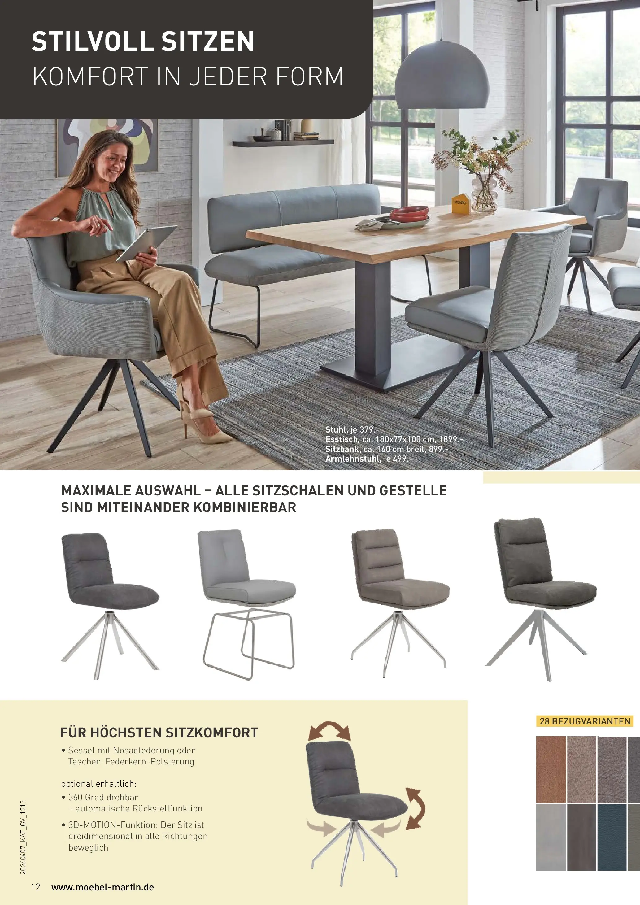 Möbel Martin Wohnfühlen neu entdecken (ab 07.04.2026) zum Blättern | Seite: 12 | Produkte: Sessel