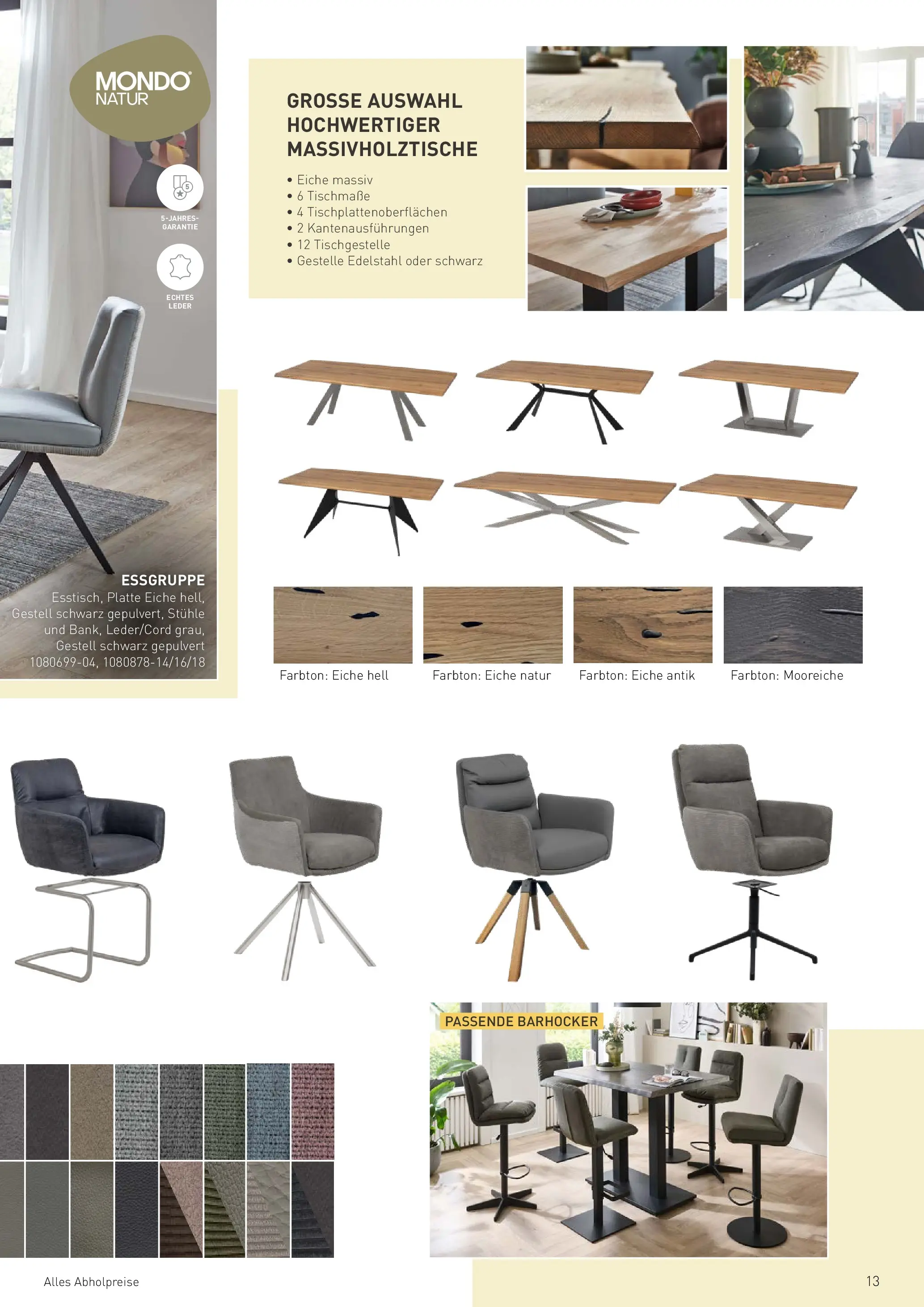 Möbel Martin Wohnfühlen neu entdecken (ab 07.04.2026) zum Blättern | Seite: 13 | Produkte: Essgruppe, Barhocker