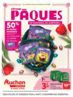Auchan Supermarch&eacute; Chocolats P&acirc;ques supers - au 04.04.2026
