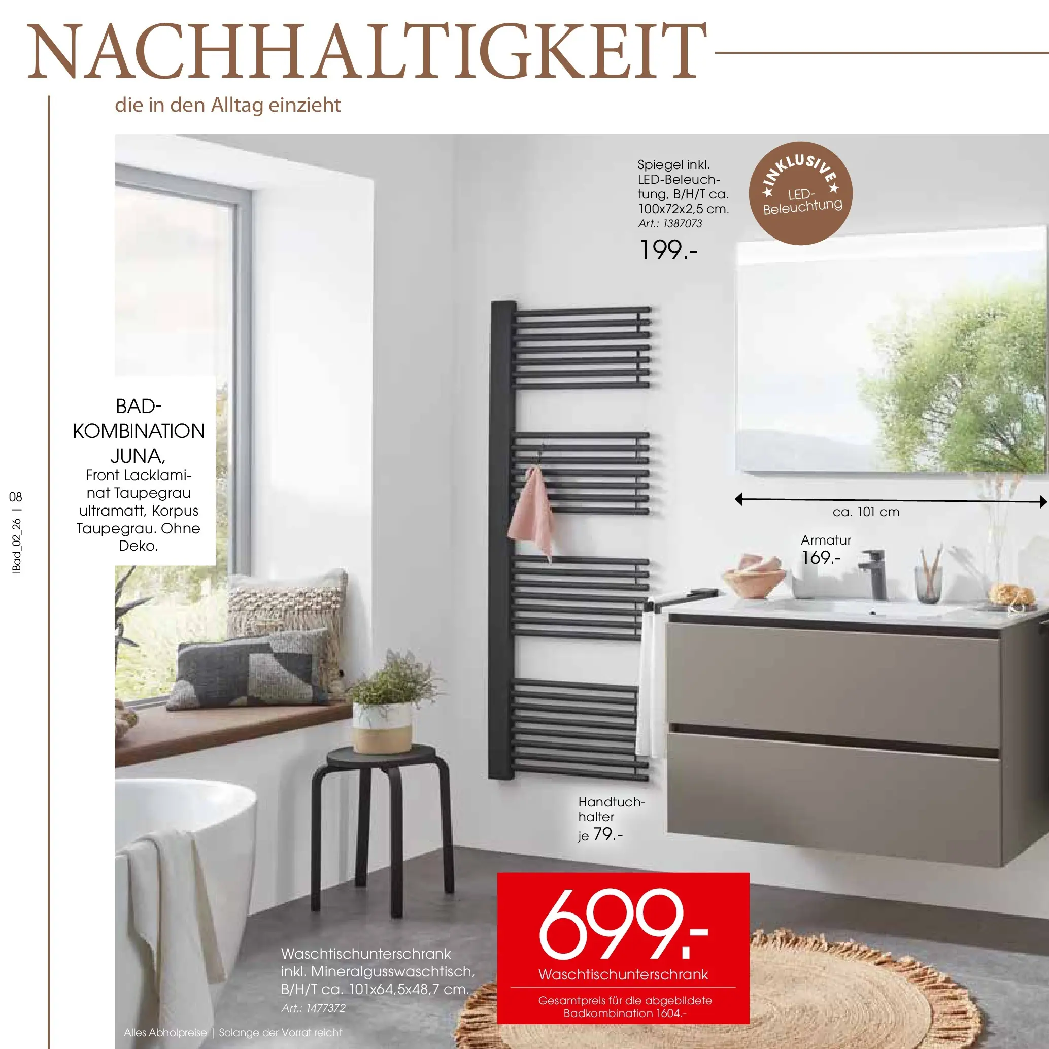 Zurbrüggen Bad Spezial (ab 23.03.2026) zum Blättern | Seite: 8 | Produkte: Bad, Spiegel, Armatur