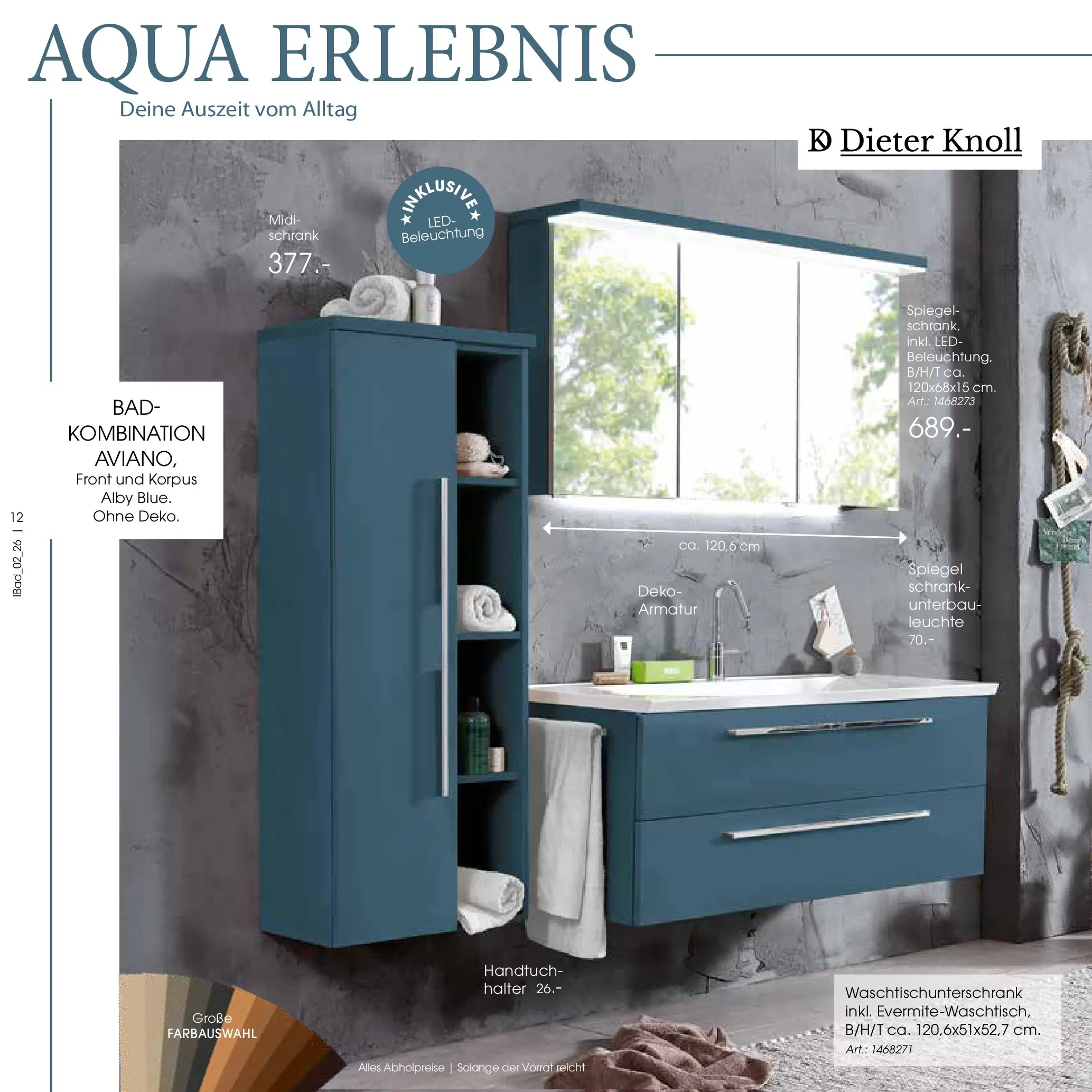 Zurbrüggen Bad Spezial (ab 23.03.2026) zum Blättern | Seite: 12 | Produkte: Schrank, Bad, Spiegel, Armatur