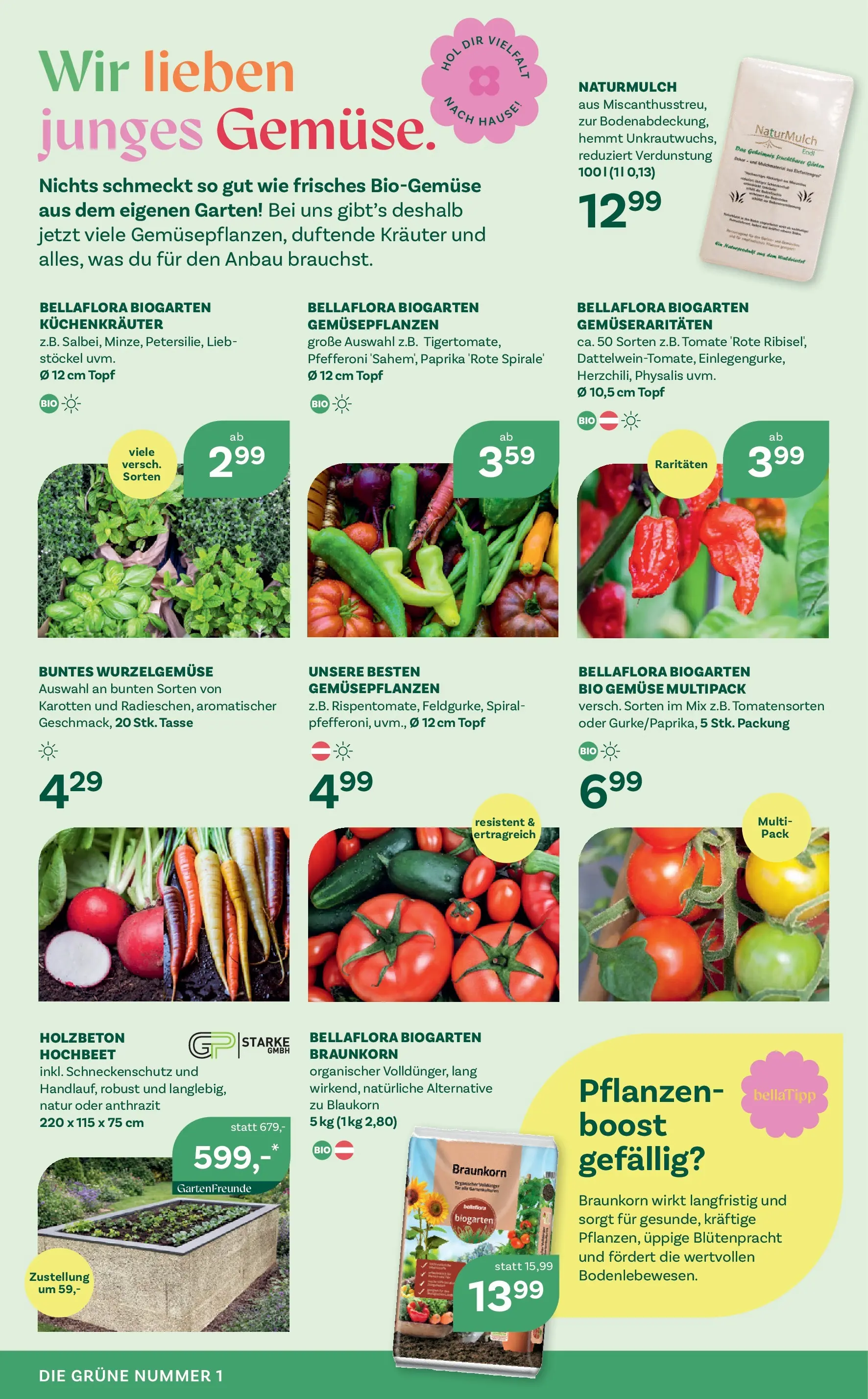 bellaflora - Bellaflora: Flugblatt von 01.04.2026 - Aktuelle Angebote | Seite: 2 | Produkte: Gemüse