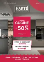 Hart&egrave; Promo cucine -50% - al 30.04.2026