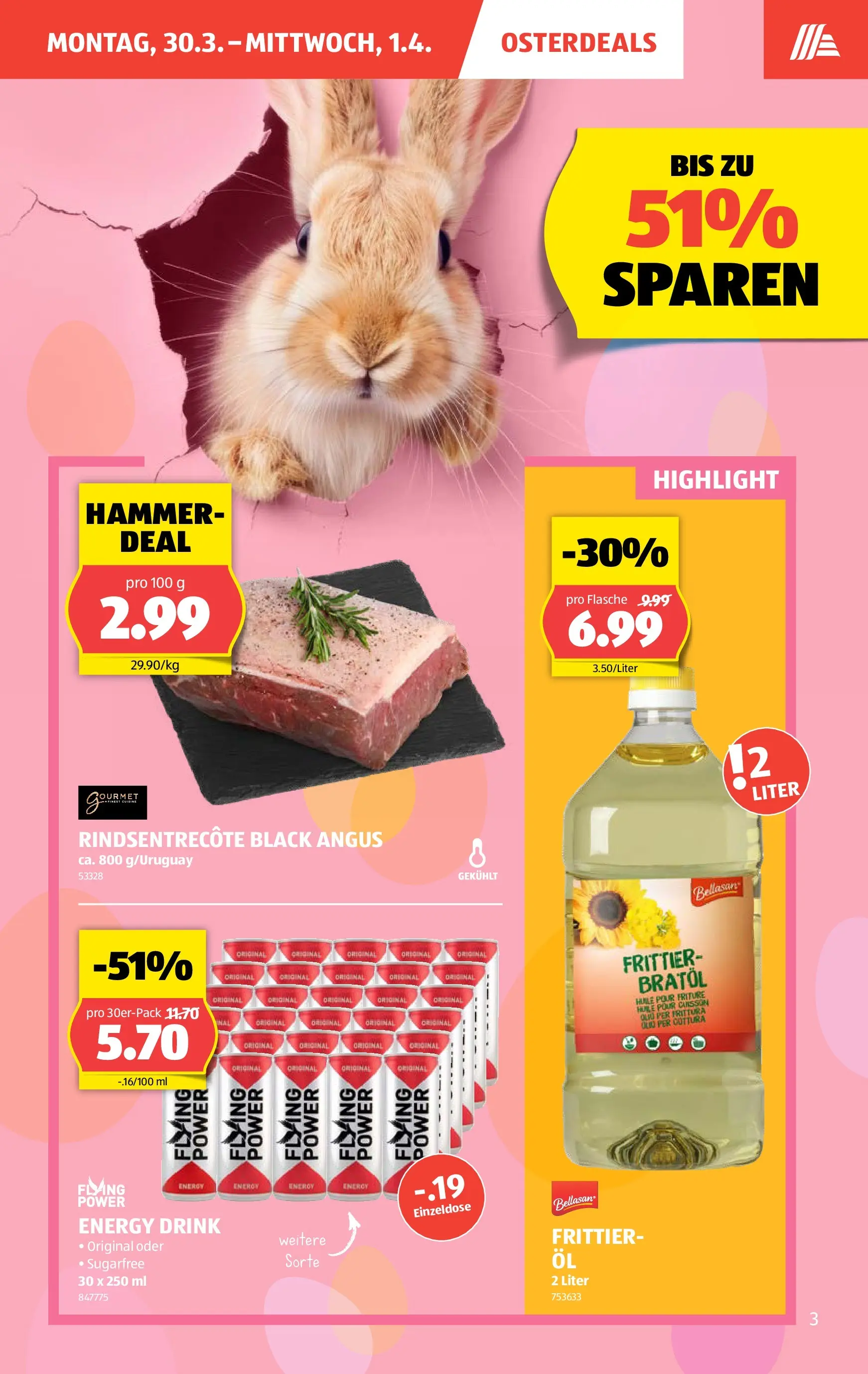 Aldi Aktionen (25.03.2026 - 01.04.2026) - Prospekt | Seite: 3