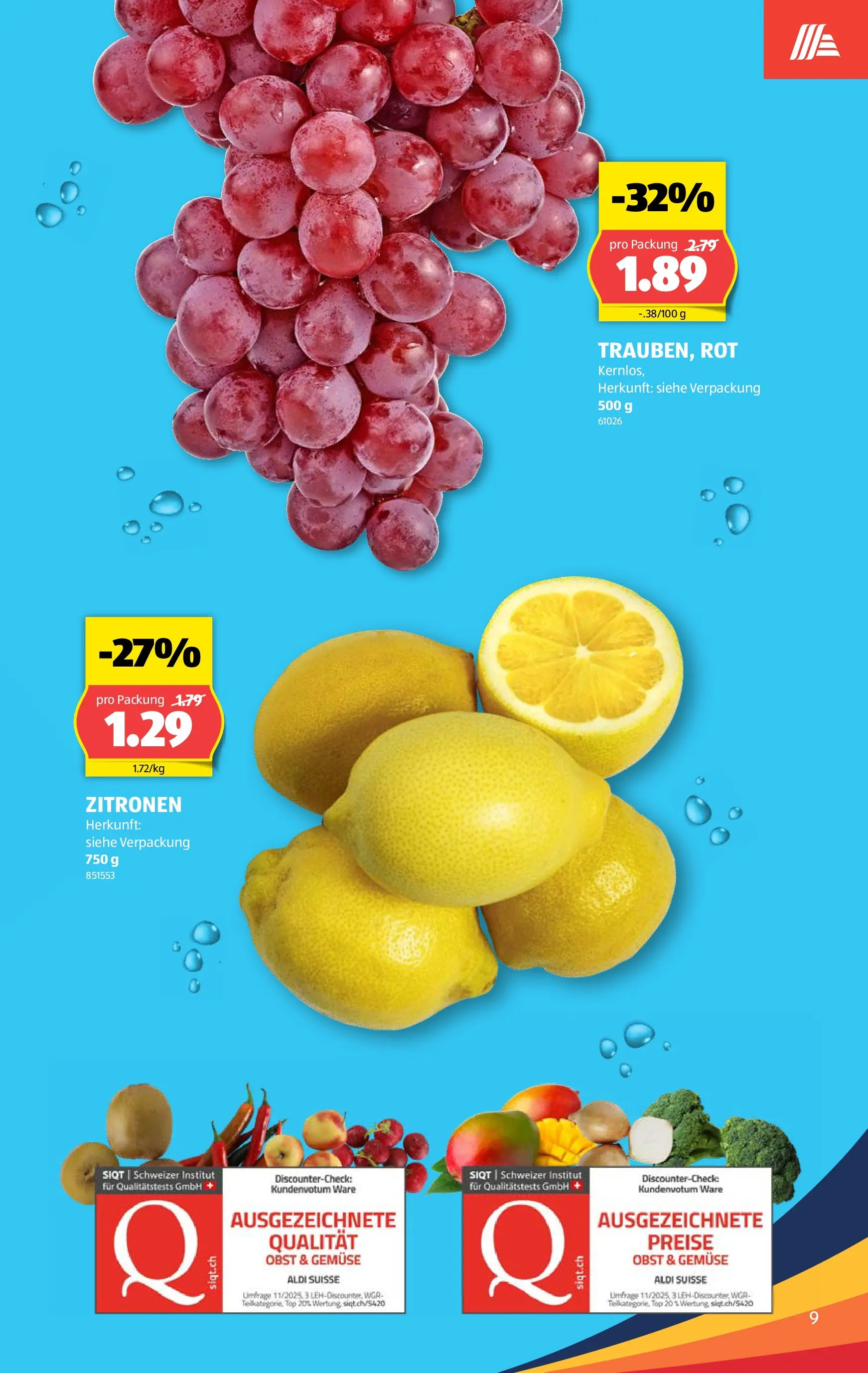 Aldi Aktionen (25.03.2026 - 01.04.2026) - Prospekt | Seite: 9 | Produkte: Kammerjunker, Gemüse, Top