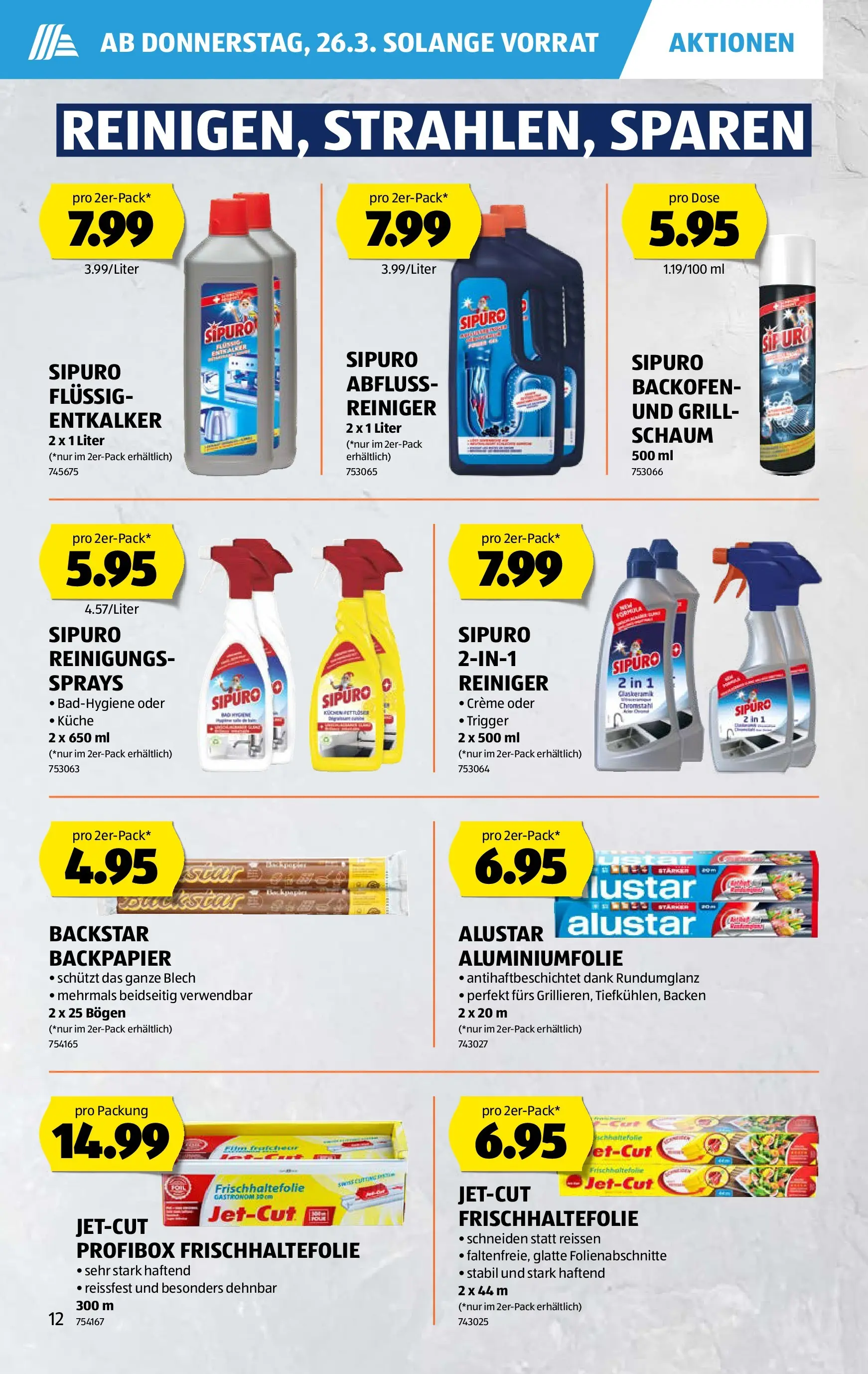 Aldi Aktionen (25.03.2026 - 01.04.2026) - Prospekt | Seite: 12 | Produkte: Backofen, Grill, Creme