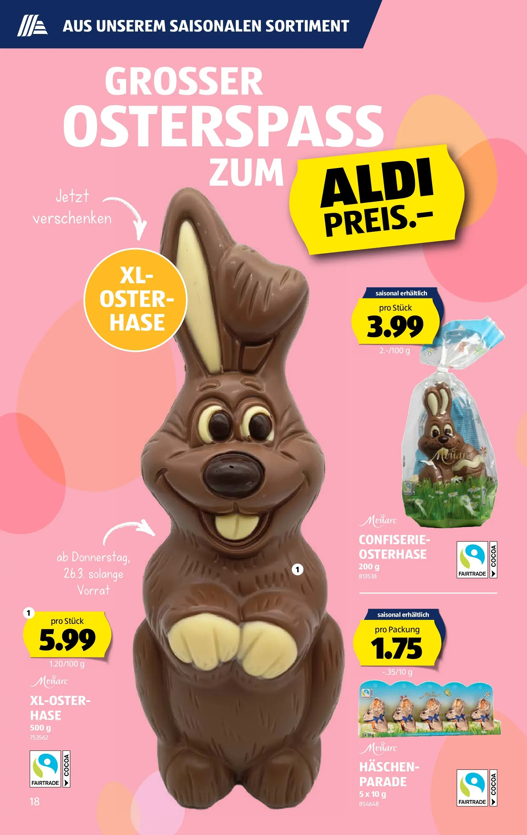 Aldi Aktionen (25.03.2026 - 01.04.2026) - Prospekt | Seite: 18
