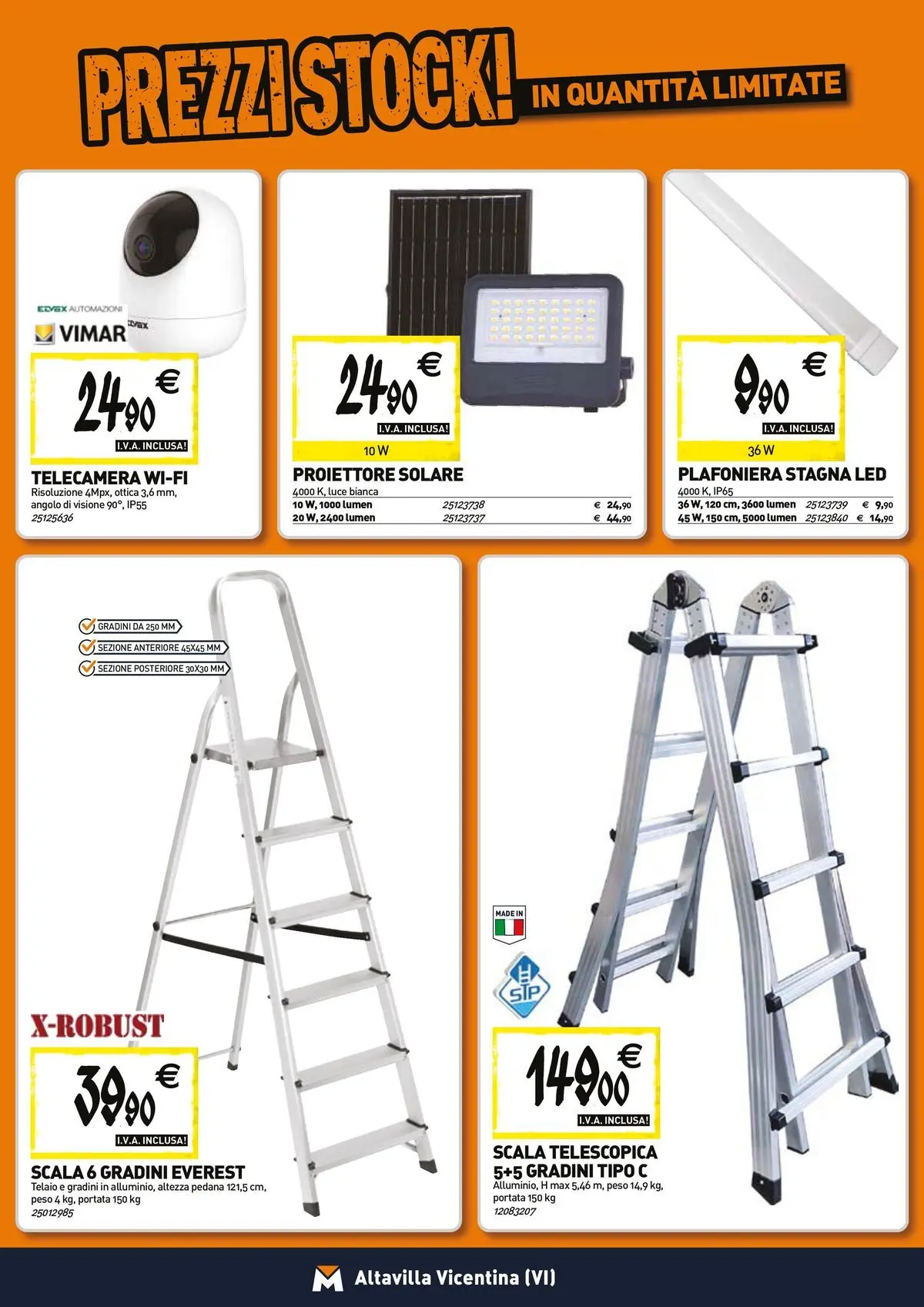 Nuovo TECNOMAT - Straordinari prezzi stock! dal 26/03/2026 > offerte anteprima 🛍️ | Pagina: 13 | Prodotti: Scala