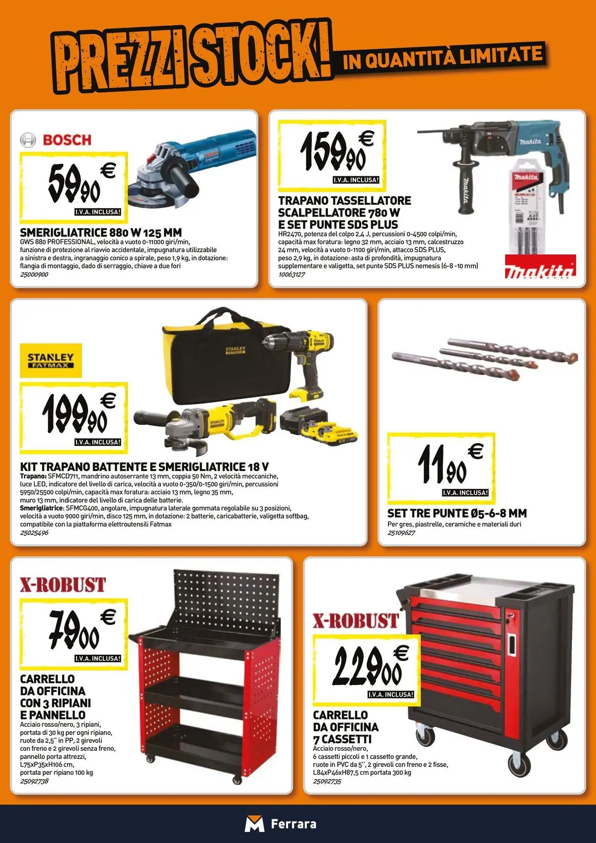 Nuovo TECNOMAT - Straordinari prezzi stock! dal 26/03/2026 > offerte anteprima 🛍️ | Pagina: 21 | Prodotti: Carrello, Trapano, Disco, Valigetta