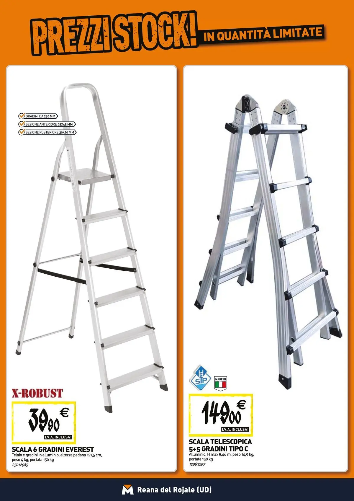 Nuovo TECNOMAT - Straordinari prezzi stock! dal 26/03/2026 > offerte anteprima 🛍️ | Pagina: 14 | Prodotti: Scala