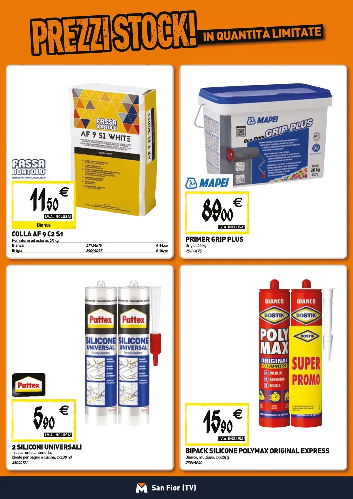 Nuovo TECNOMAT - Straordinari prezzi stock! dal 26/03/2026 > offerte anteprima 🛍️ | Pagina: 9 | Prodotti: TV, Colla, Silicone, Bagno