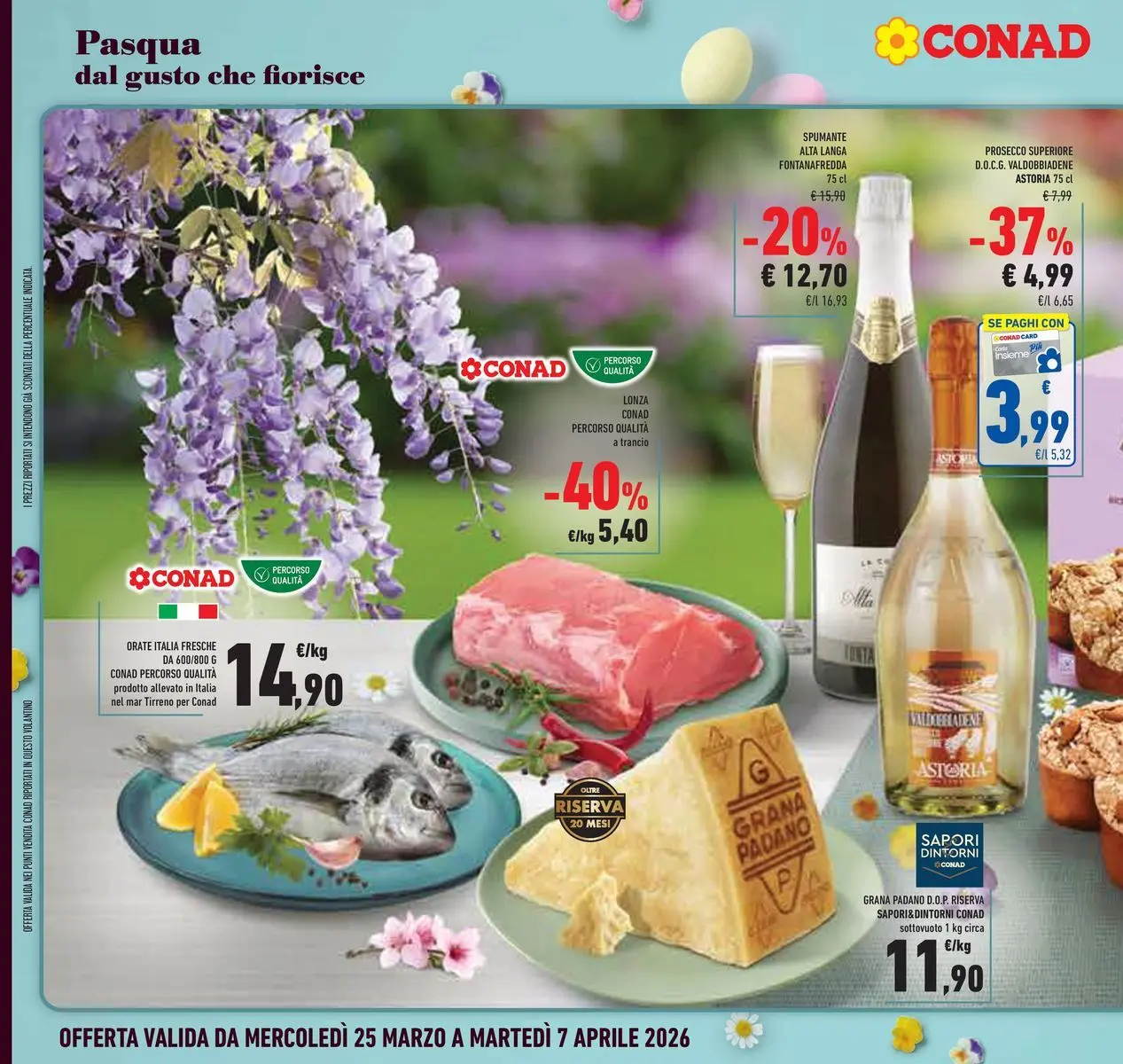 Volantino Conad dal 24/03/2026 > Anteprima | Pagina: 2 | Prodotti: Prosecco, Spumante, Grana Padano
