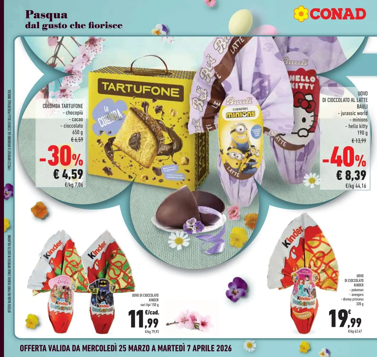 Volantino Conad dal 24/03/2026 > Anteprima | Pagina: 4 | Prodotti: Cioccolato, Latte, Cacao