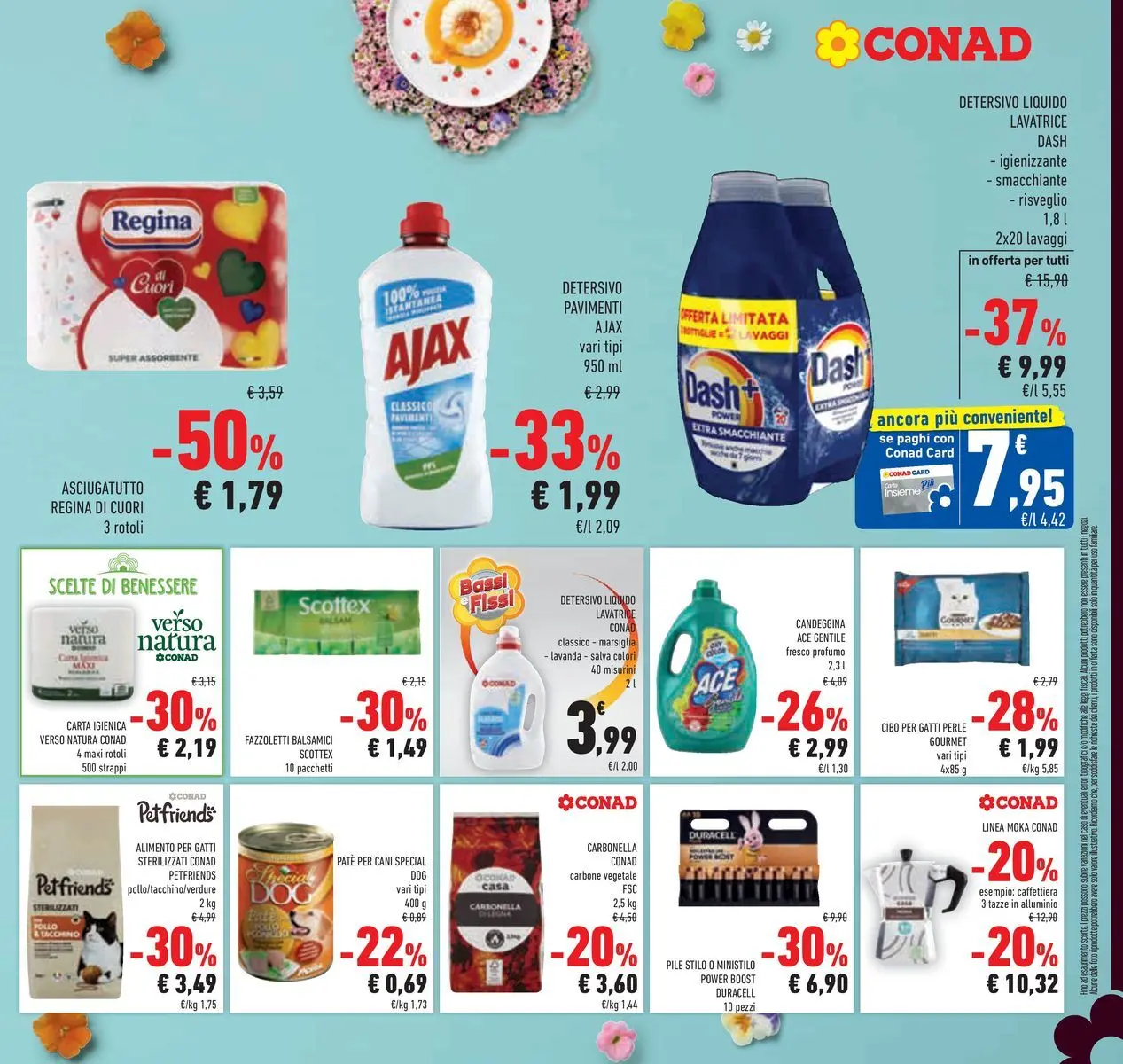 Volantino Conad dal 24/03/2026 > Anteprima | Pagina: 29 | Prodotti: Fazzoletti, Lavatrice, Asciugatutto, Alluminio