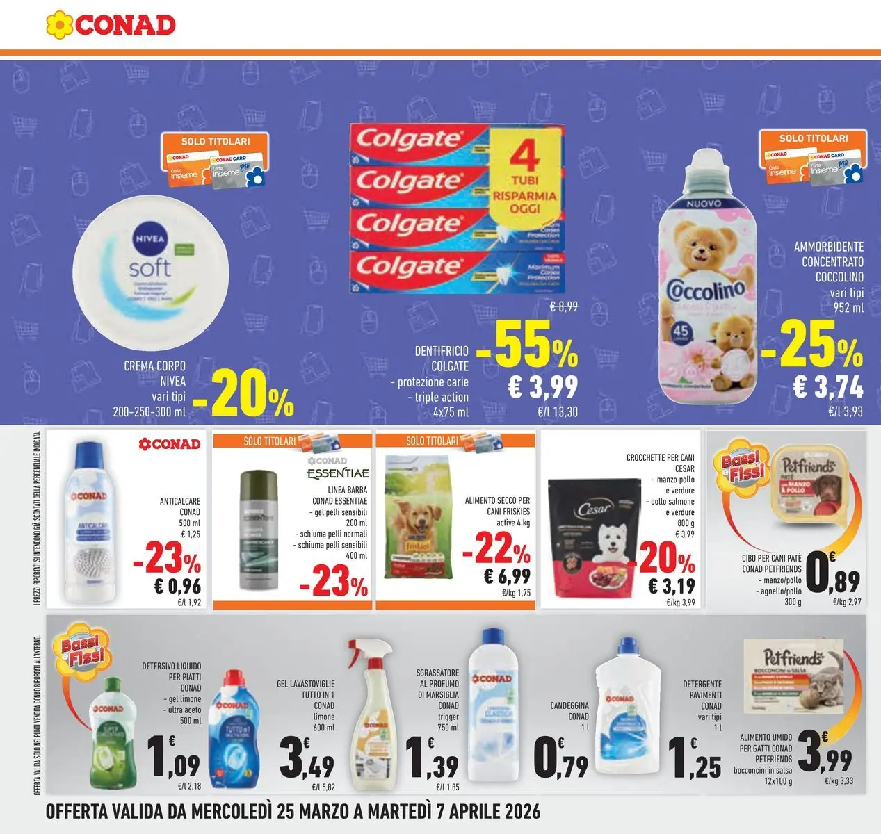 Volantino Conad dal 24/03/2026 > Anteprima | Pagina: 36 | Prodotti: Dentifricio, Ammorbidente, Anticalcare, Limone