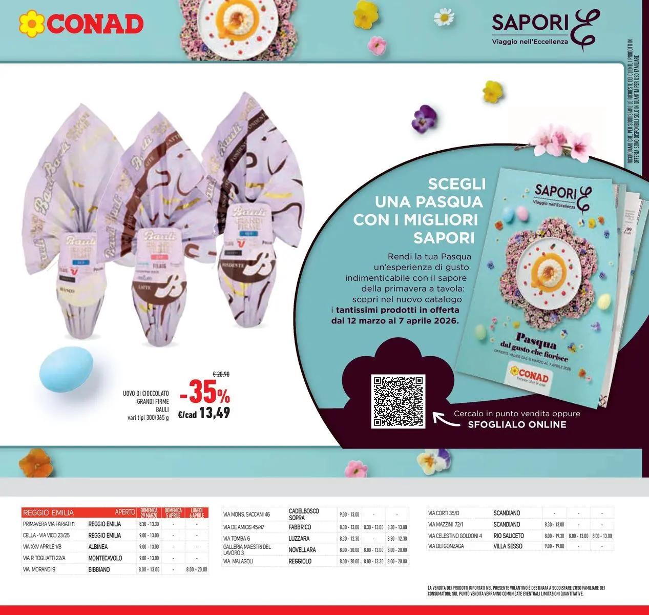 Volantino Conad dal 25/03/2026 > Anteprima | Pagina: 7 | Prodotti: Cioccolato