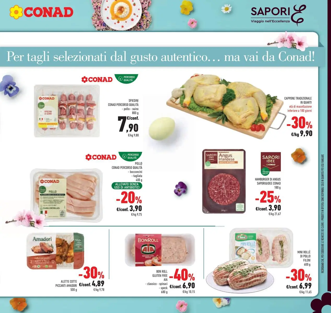 Volantino Conad dal 25/03/2026 > Anteprima | Pagina: 11 | Prodotti: Speck, Pollo, Spinaci, Spiedini