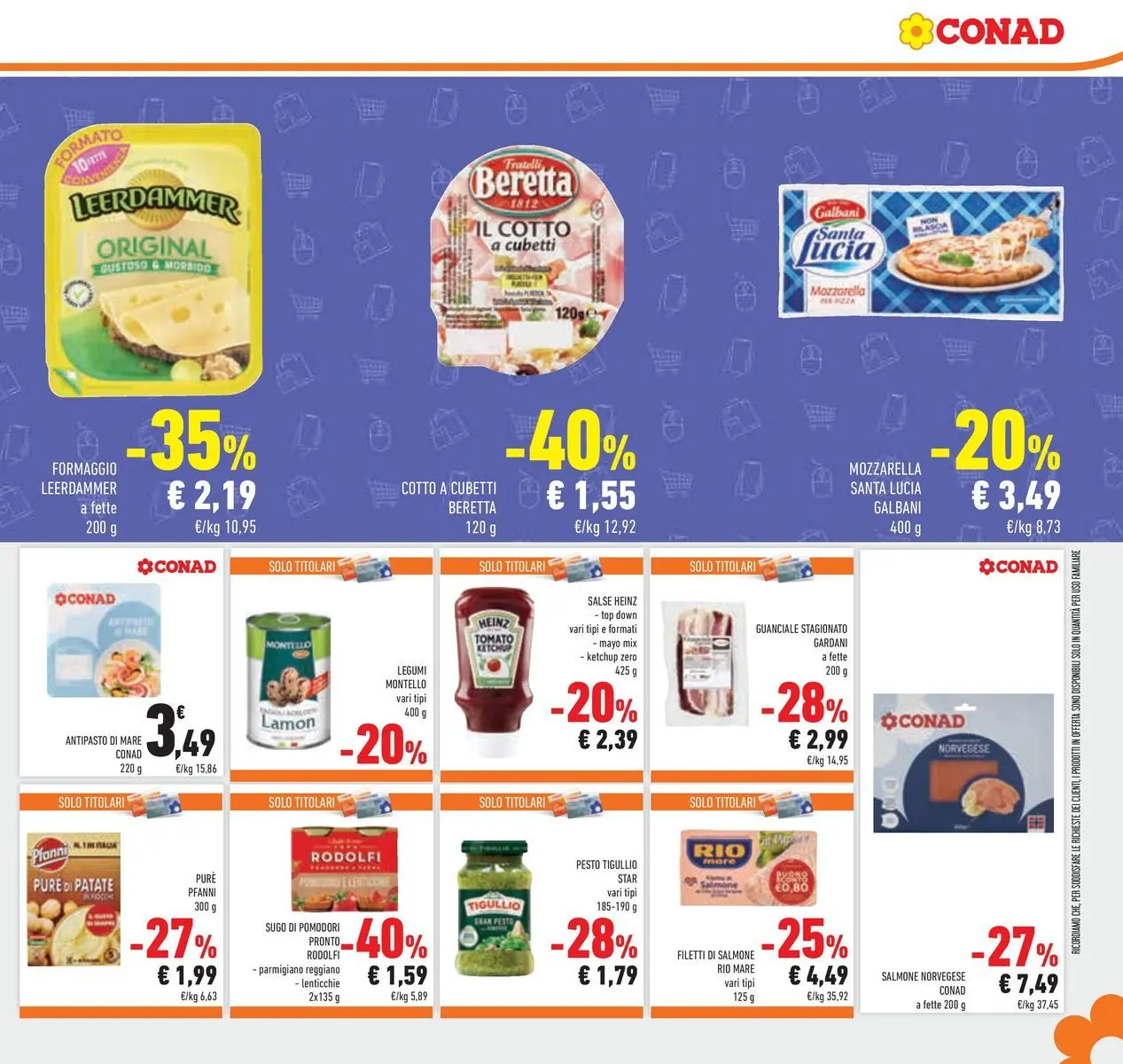Volantino Conad dal 25/03/2026 > Anteprima | Pagina: 31 | Prodotti: Salmone, Patate, Lenticchie, Formaggio