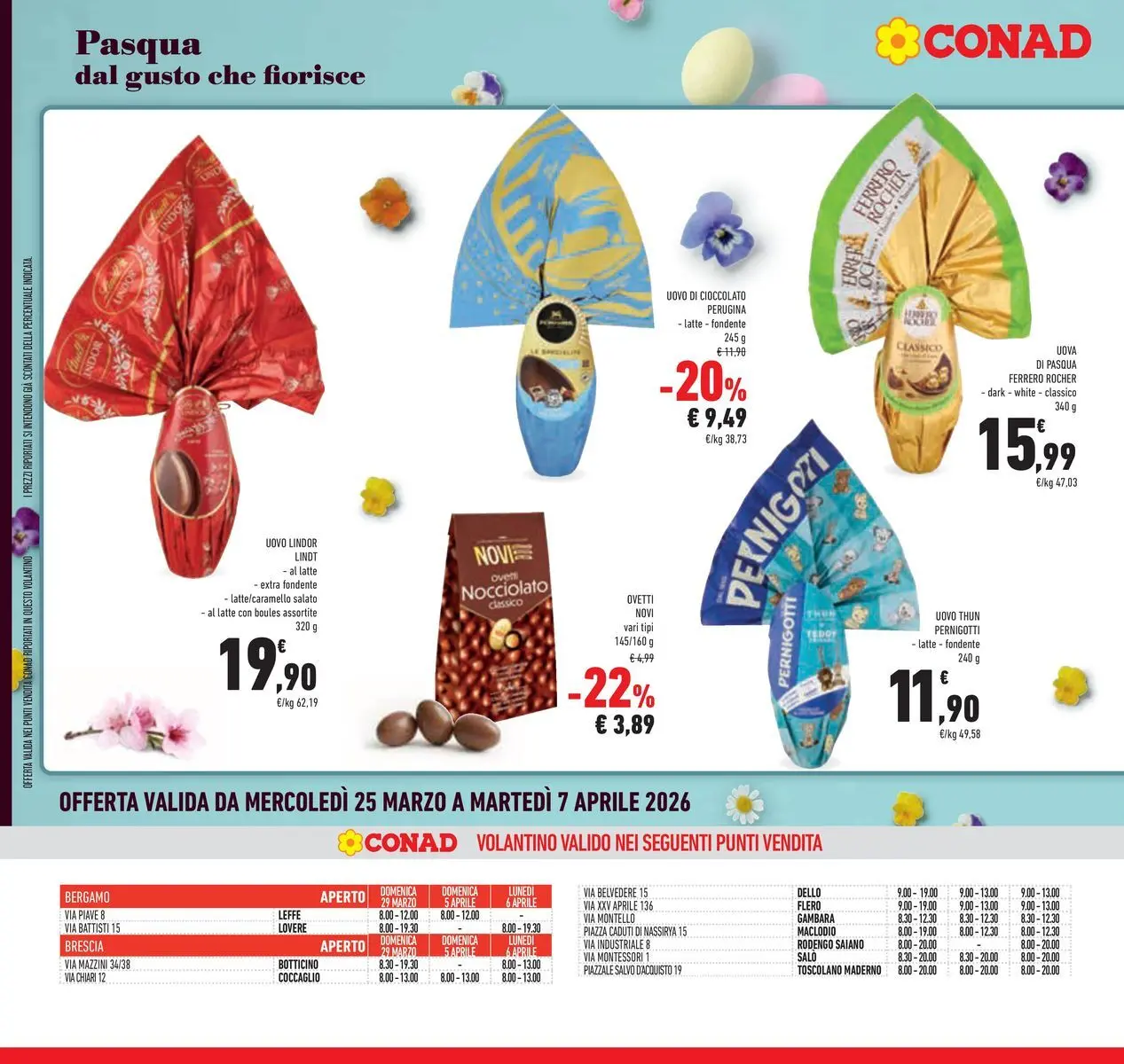 Volantino Conad dal 24/03/2026 > Anteprima | Pagina: 6 | Prodotti: Uova, Cioccolato, Latte