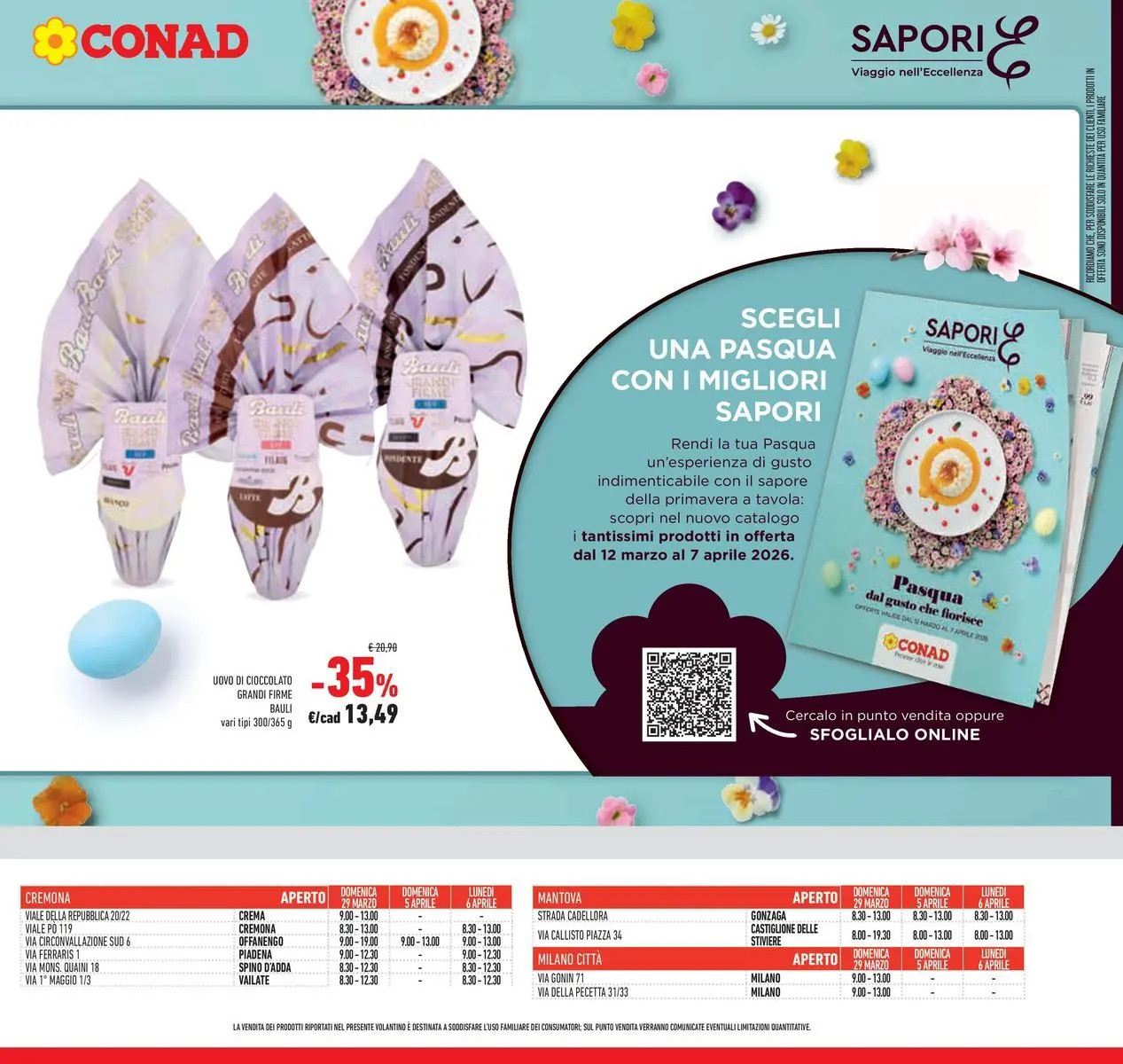 Volantino Conad dal 24/03/2026 > Anteprima | Pagina: 7 | Prodotti: Crema, Cioccolato
