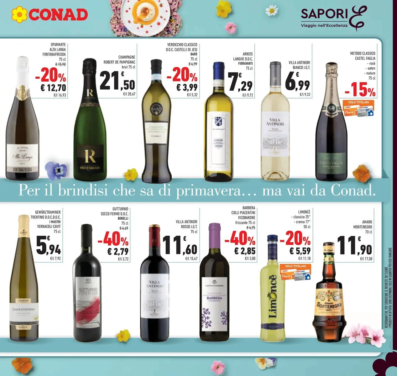 Volantino Conad dal 24/03/2026 > Anteprima | Pagina: 9 | Prodotti: Crema, Spumante, Champagne, Amaro