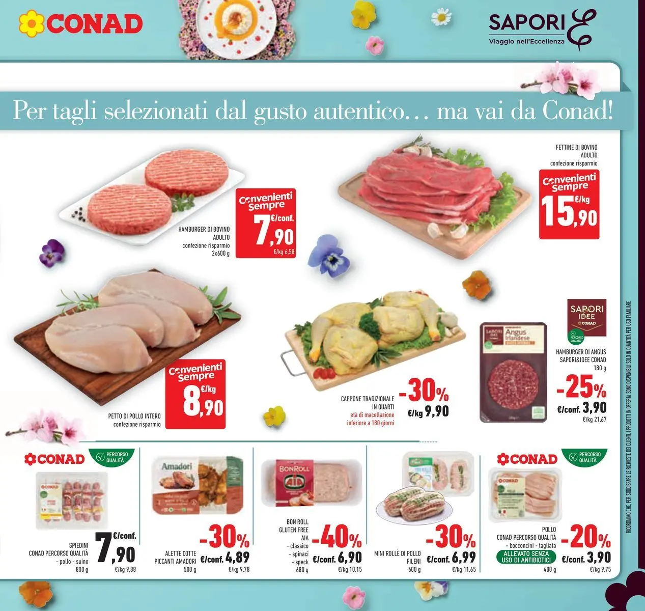 Volantino Conad dal 24/03/2026 > Anteprima | Pagina: 11 | Prodotti: Speck, Petto di Pollo, Pollo, Spiedini